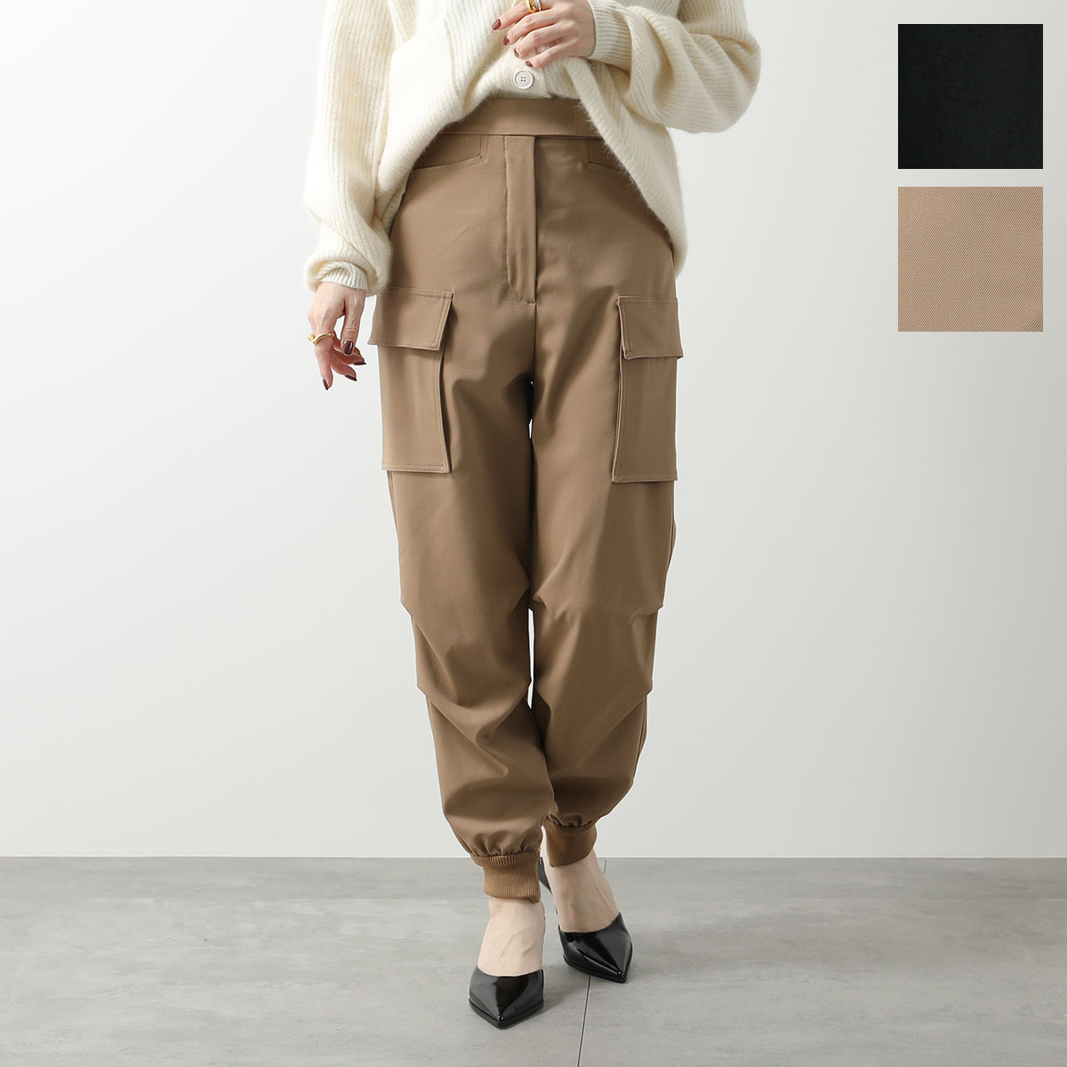 MaxMara 麻 パンツ 茶系 トゥモローランド セオリー 好きな方 パンツ