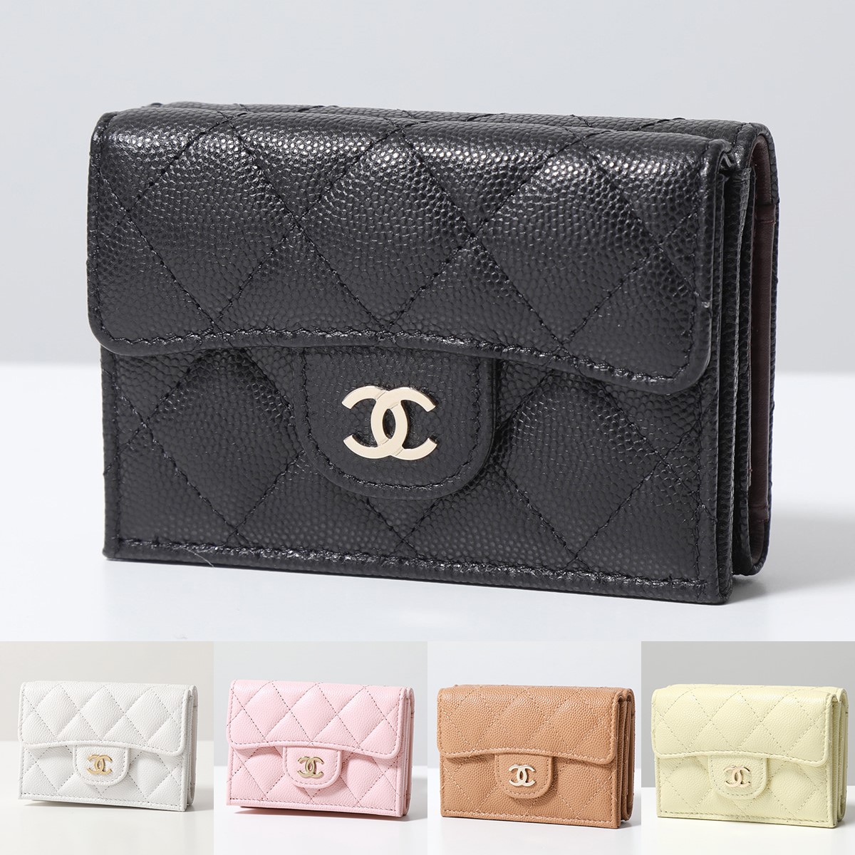 楽天市場】CHANEL シャネル 三つ折り財布 AP3177 B10583 レディース