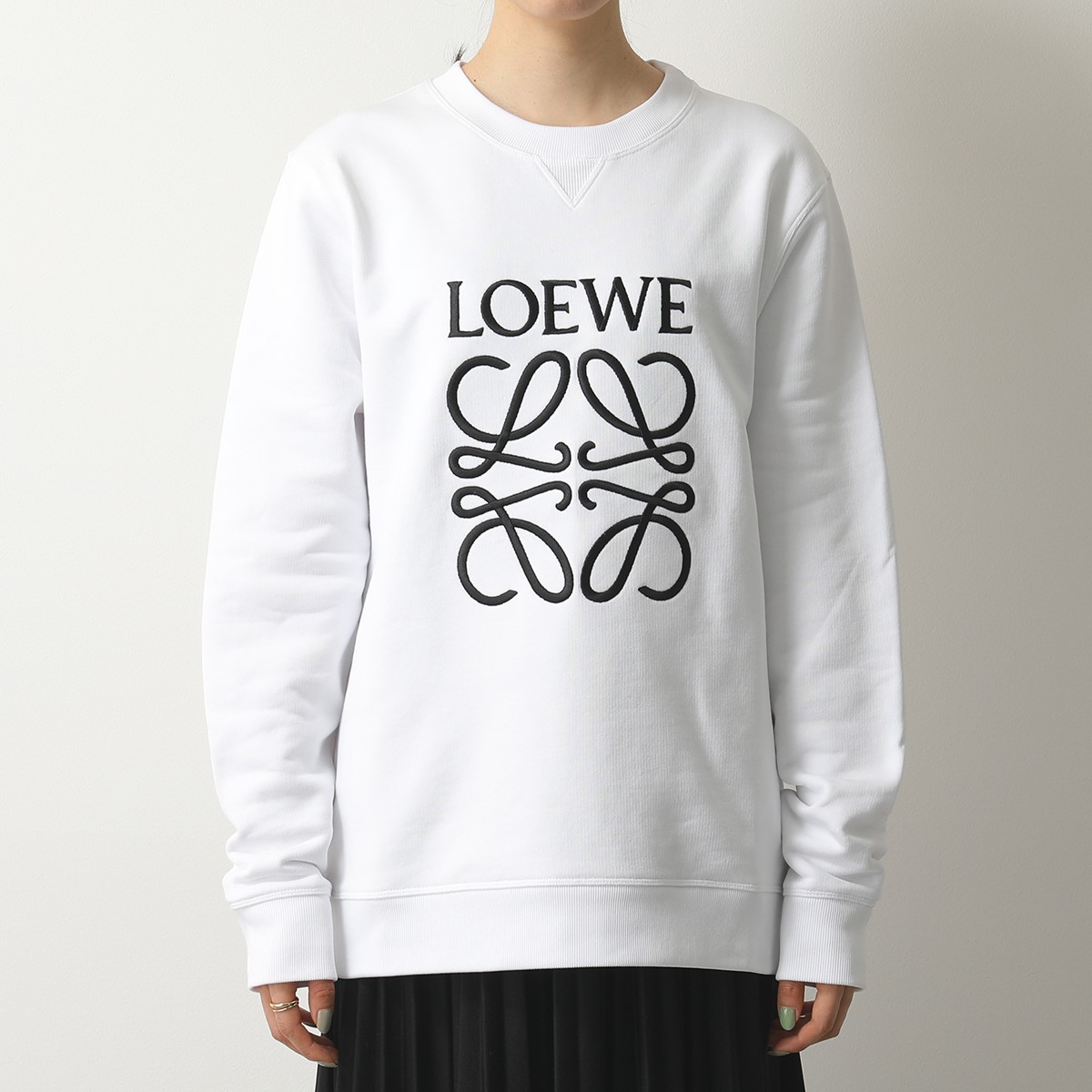 美品 LOEWE ロエベ アナグラムロゴスウェットシャツ トレーナー+kosar.ir