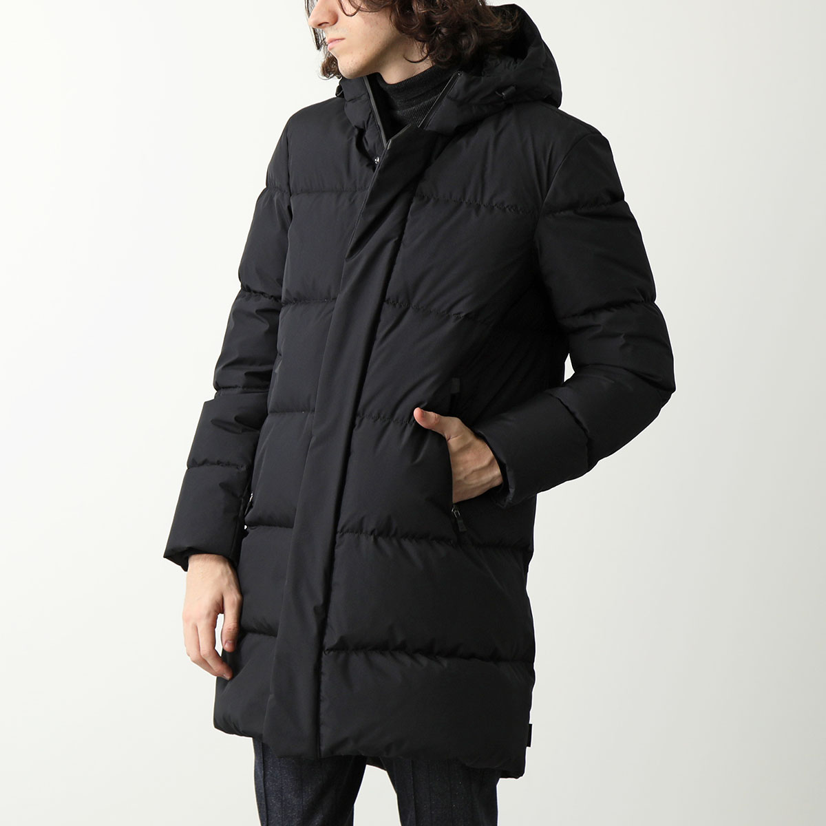 【楽天市場】HERNO Laminar ヘルノ ラミナー ダウンコート PI00245UL 11106 メンズ フード付き GORE-TEX ...