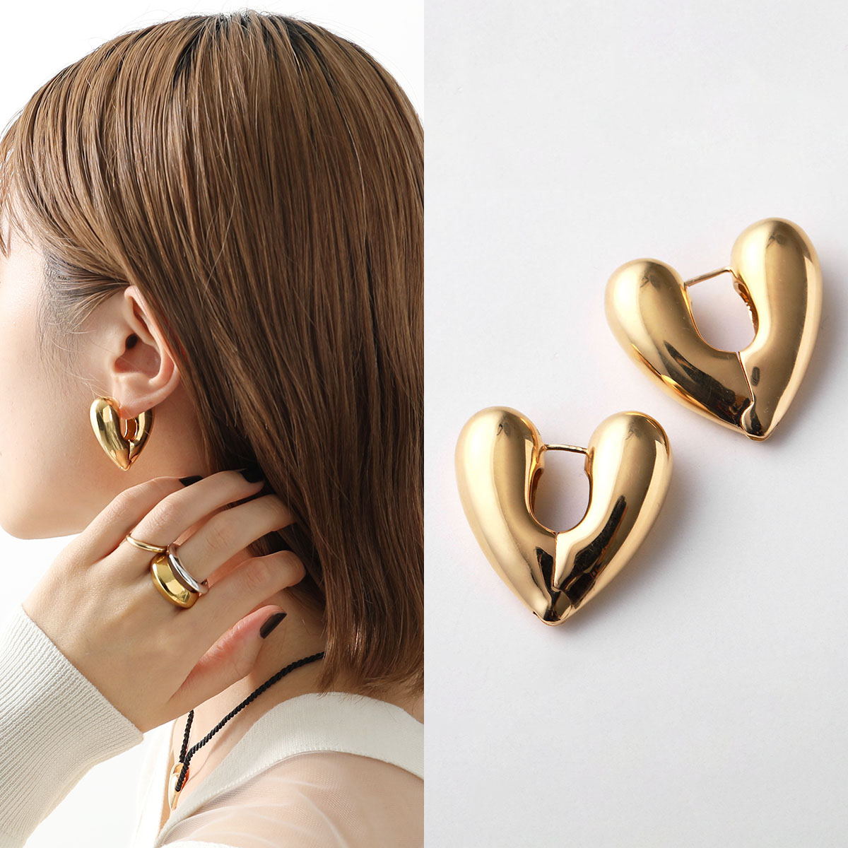 ★ALDO★３点セット★クローバー/ハート/蝶々★Whimsylyピアス★ 楽天市場】黄金花 3花 フラワーピアス 3連 白蝶貝 シェル ピアス