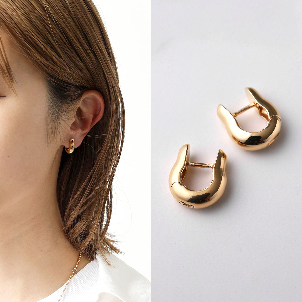 楽天市場】ANNIKA INEZ アニカイネズ ピアス Heart Hoops Sml E926-SML