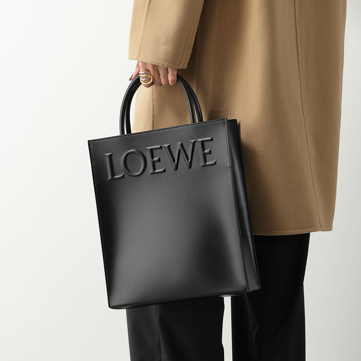 【楽天市場】LOEWE ロエベ トートバッグ STANDARD スタンダード A933R18X14 レディース レザー ロゴ ショルダーバッグ