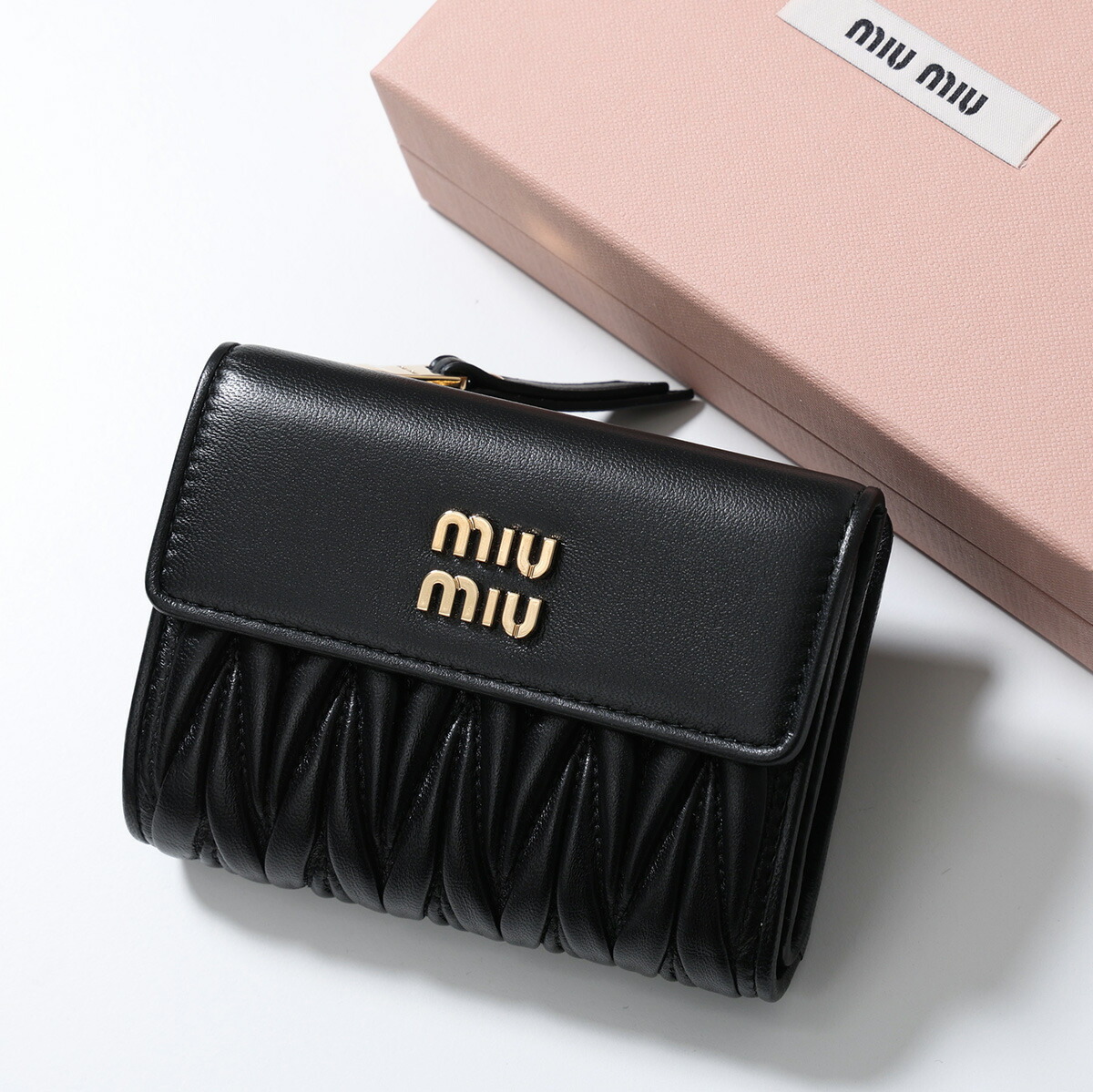 miumiu様 楽天市場】【カラー限定特価】MIUMIU ミュウミュウ 二つ折り財布