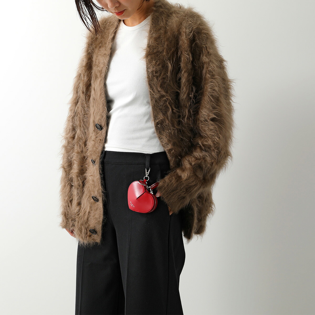 ALAIA アライア コインケース LE COEUR MINI AA1P040C0Y75 レディース 