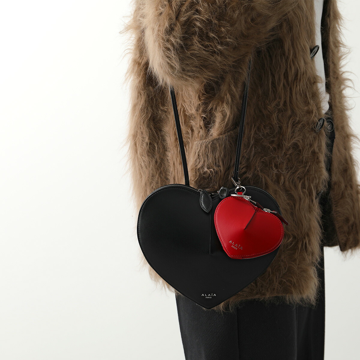 ALAIA アライア コインケース LE COEUR MINI AA1P040C0Y75 レディース 