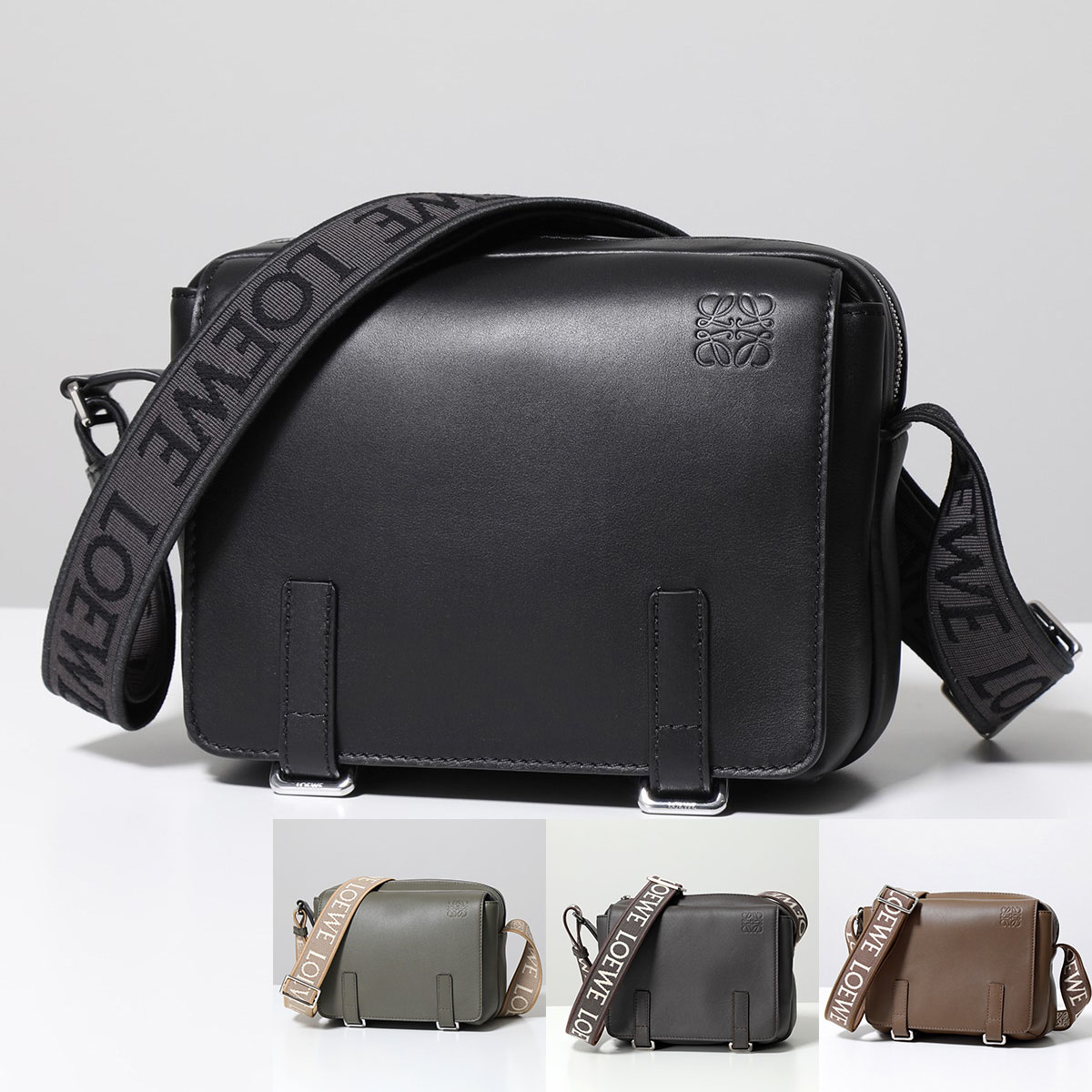 【楽天市場】LOEWE ロエベ ショルダーバッグ BOLSO MILITARY ミリタリー XS B553A72X27 メンズ クロスボディ
