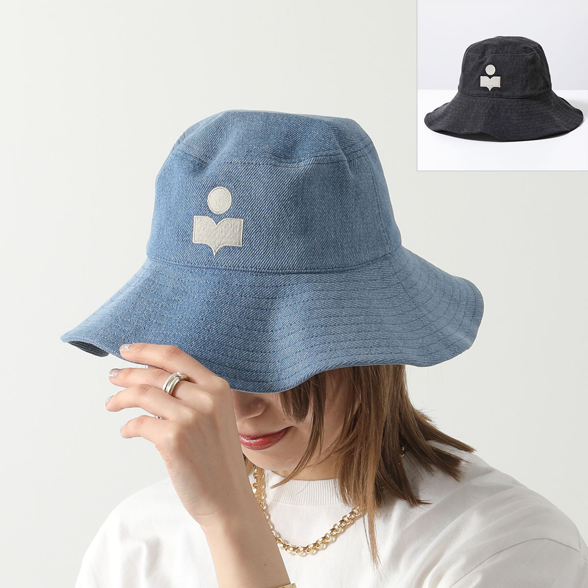 ISABEL MARANT バケットハット グレー 中古・古着通販】ISABEL MARANT (イザベルマラン) バケット