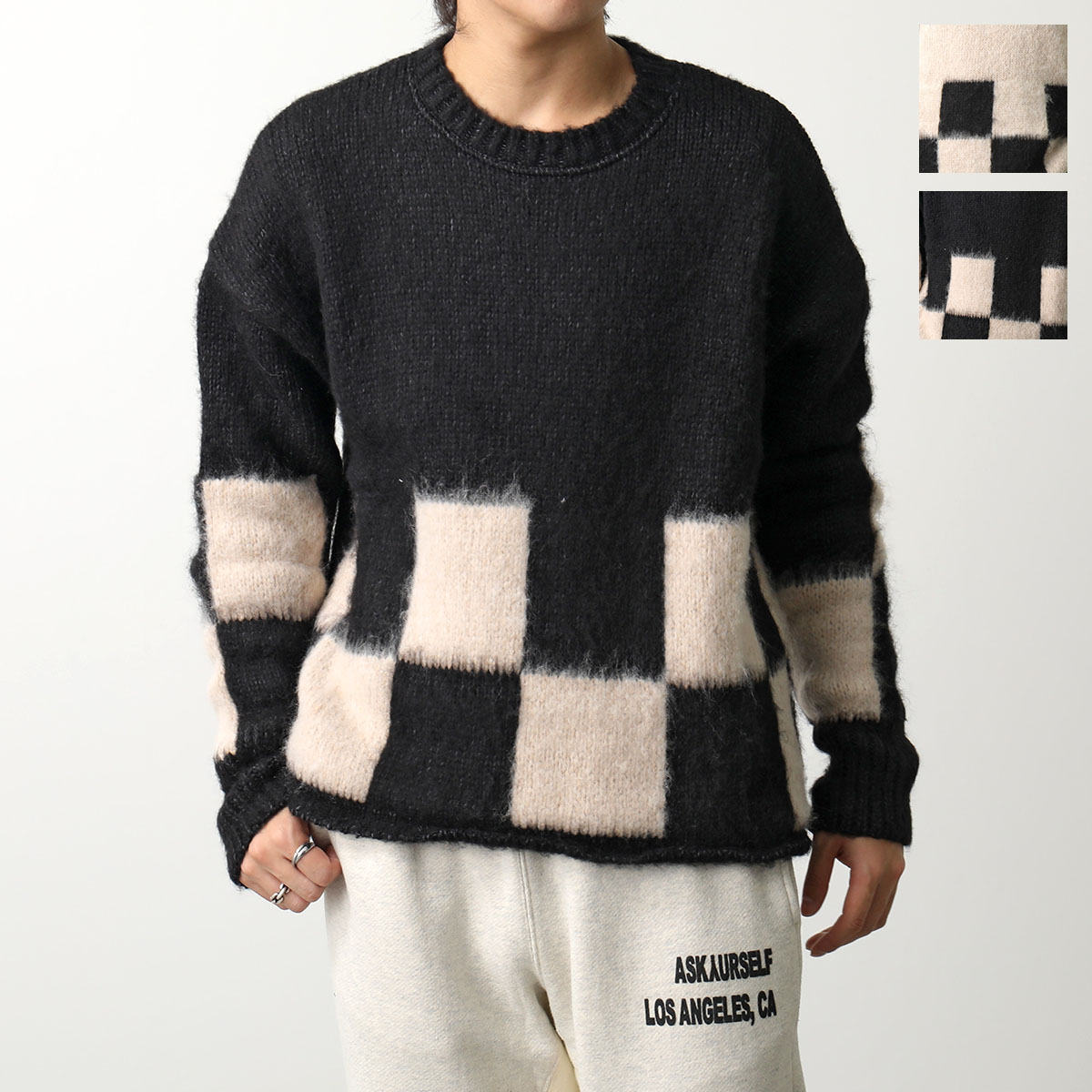 楽天市場】ASKYURSELF アスクユアセルフ ニット KNIT MESH