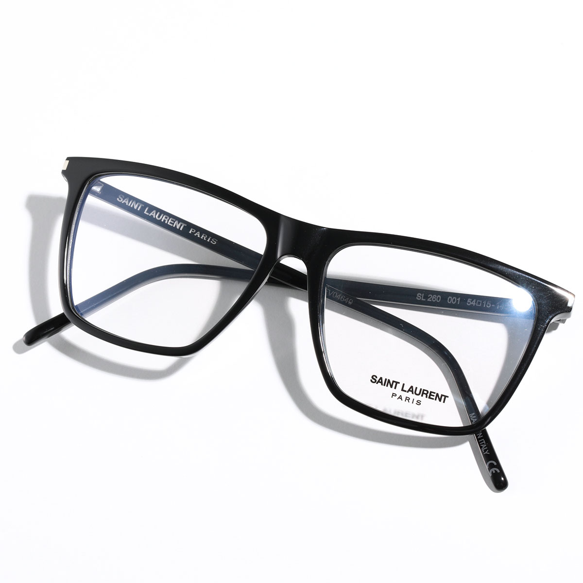 【楽天市場】SAINT LAURENT サンローラン メガネ SL 260 メンズ ウエリントン型 めがね 伊達メガネ ダテ 眼鏡 ロゴ アイ