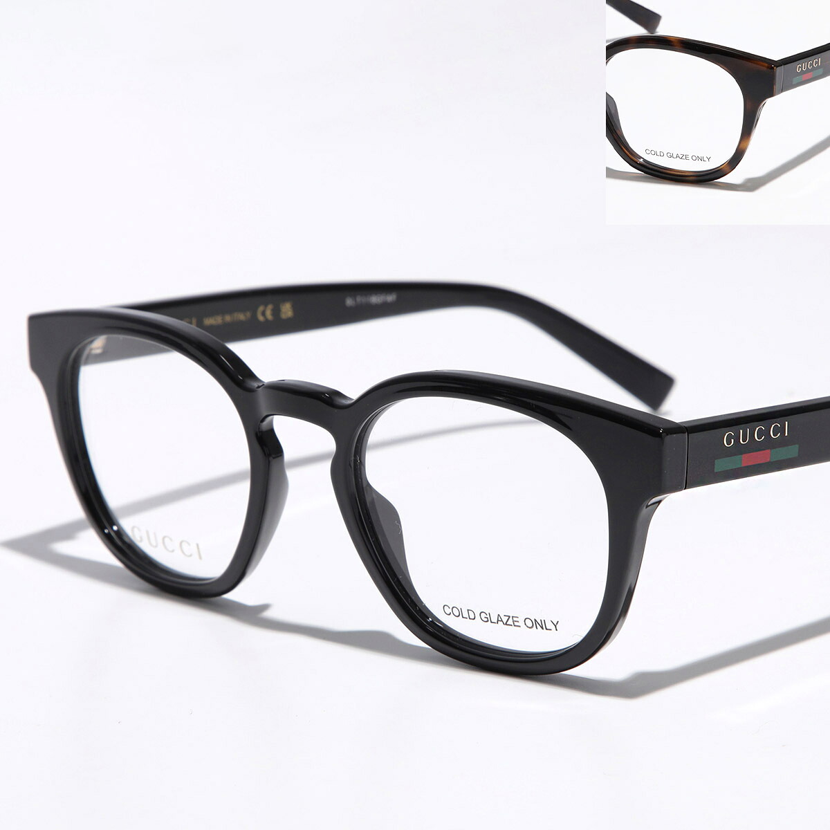 GUCCI グッチ メガネ GG1859O メンズ ウェリントン型 ロゴ 黒縁 セルフレーム アイウェア メガネ めがね 眼鏡 伊達メガネ カラー2色|インポートセレクトmusee