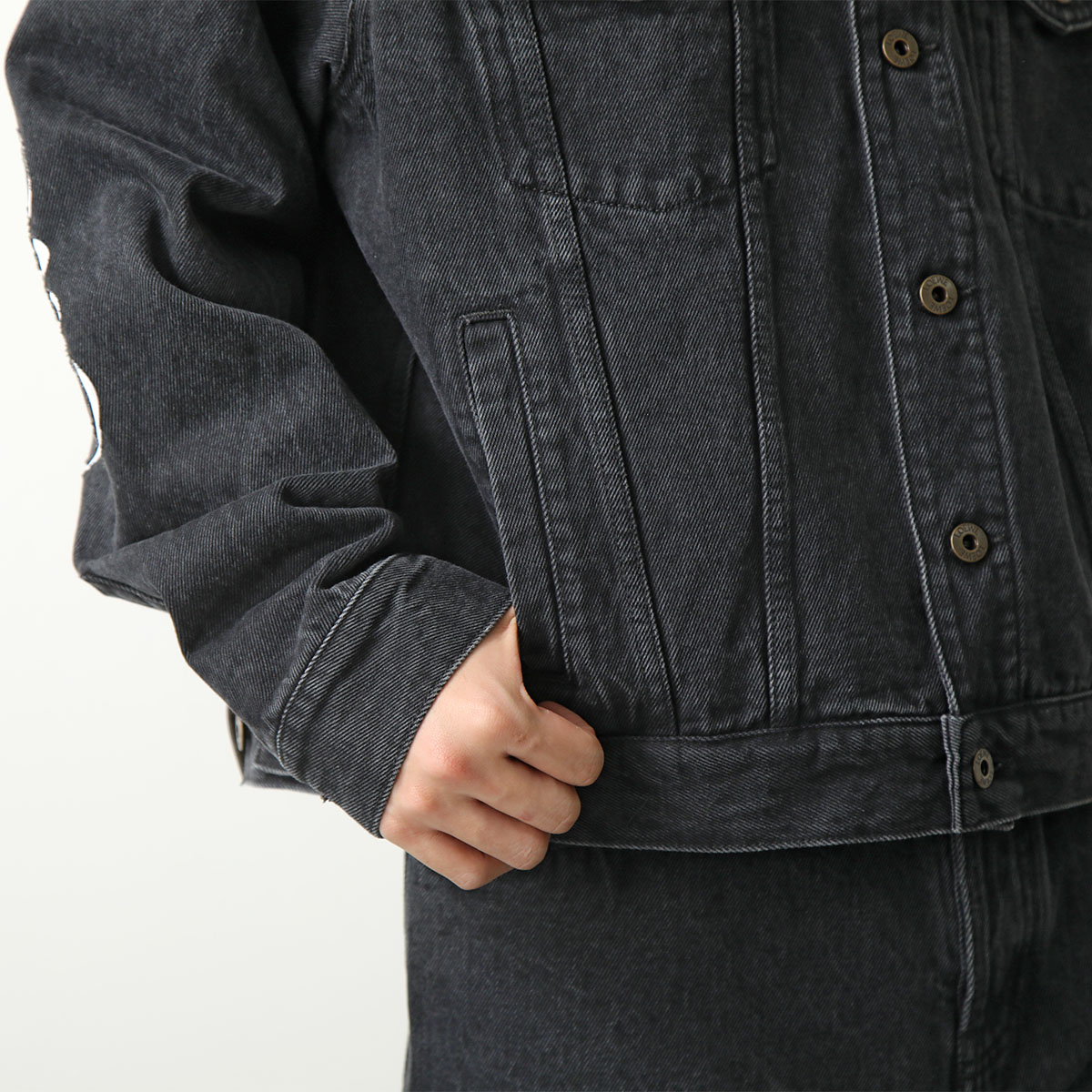 LOEWE ロエベ デニムジャケット ANAGRAM アナグラム H526Y50W18