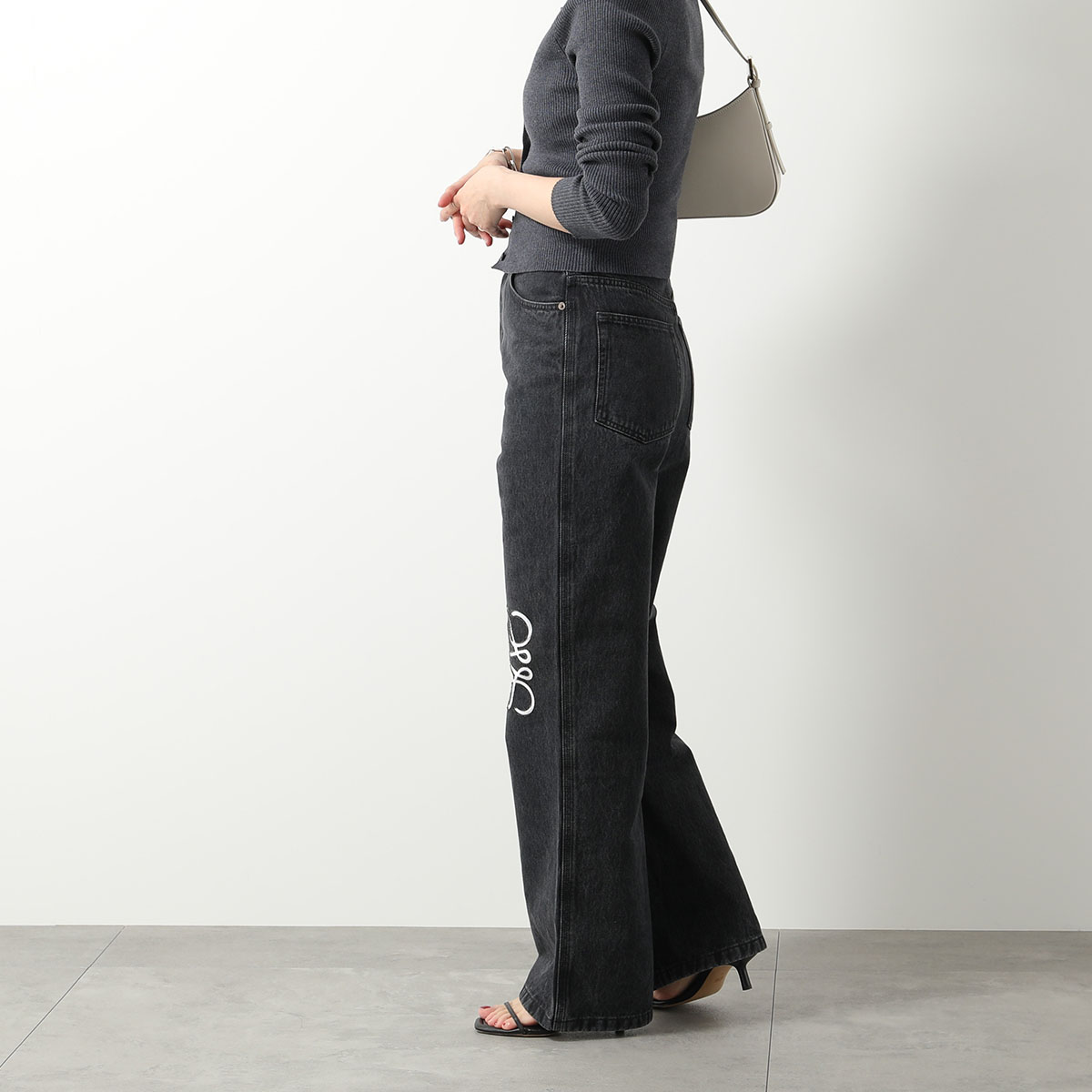 LOEWE ロエベ ジーンズ ANAGRAM BAGGY アナグラム バギー H526Y11W27