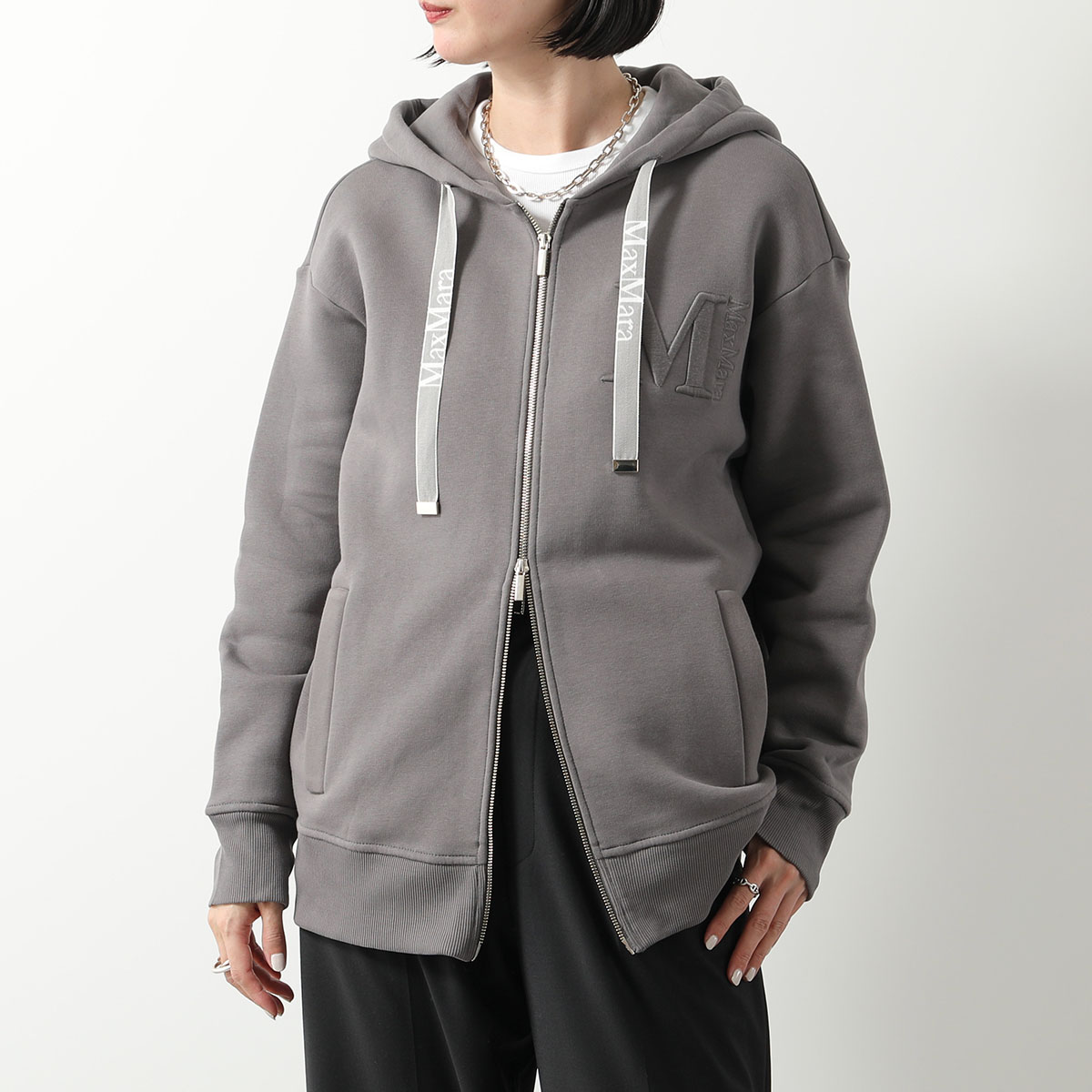 高級品市場 'S Max Mara 未着用 パーカー L トップス