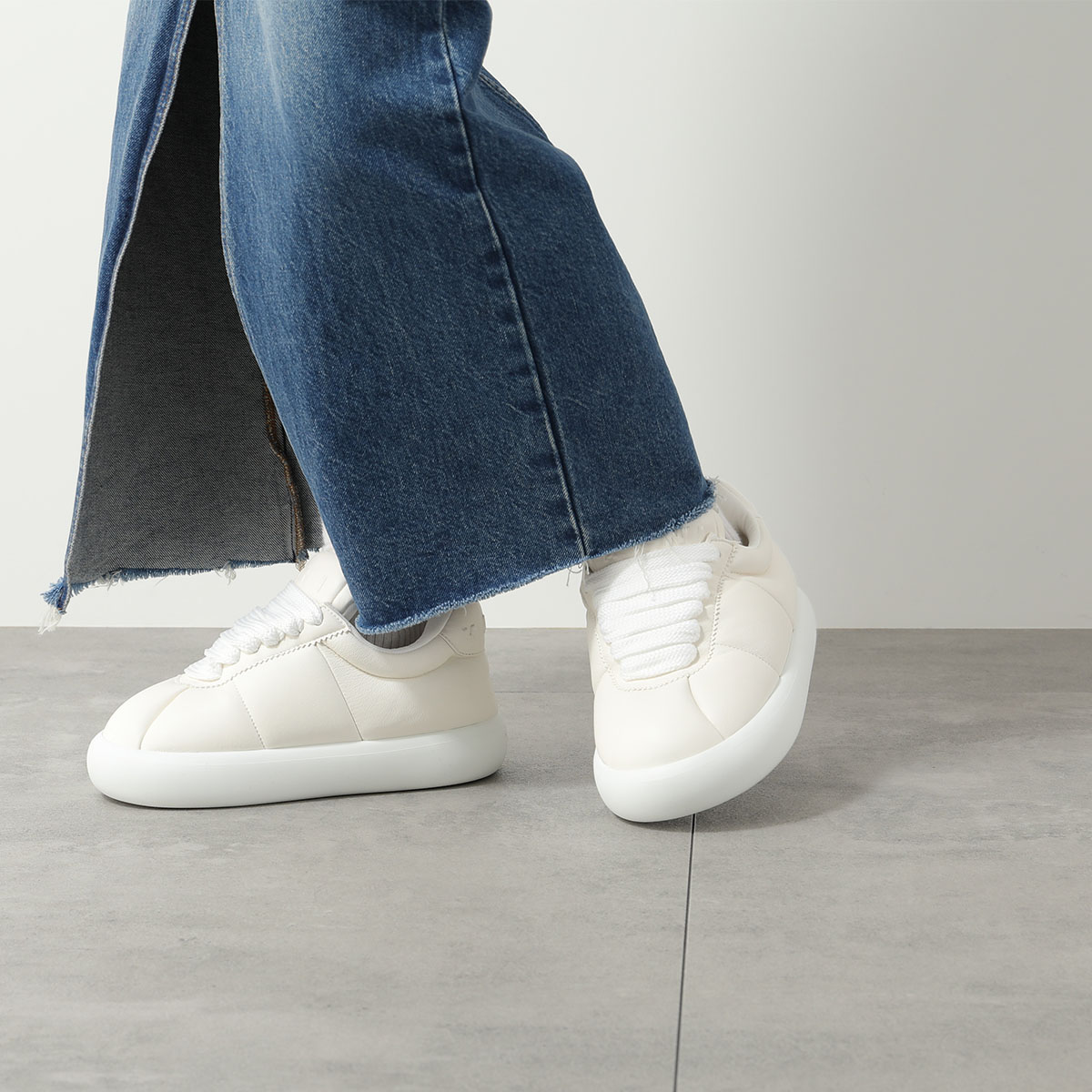 ★関税込み★【MARNI】ホワイト レザー BIGFOOT2.0 スニーカー ☆関税込み☆【MARNI】ホワイト レザー BIGFOOT2.0 スニーカー