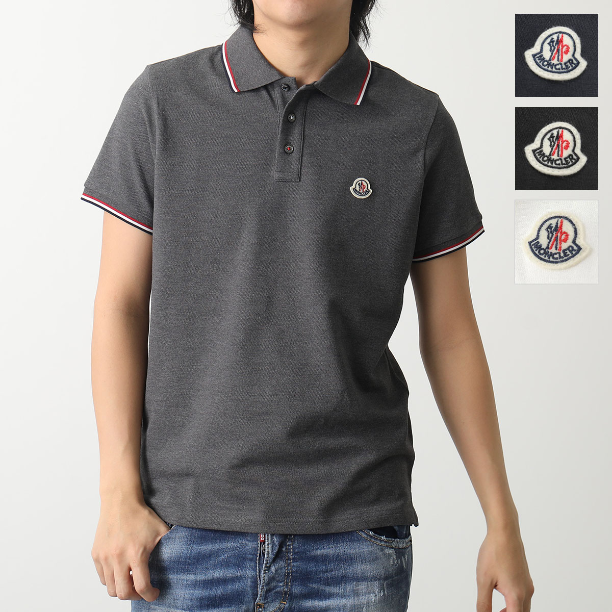 楽天市場】MONCLER モンクレール 8A00009 84556 MAGLIA POLO MANICA C