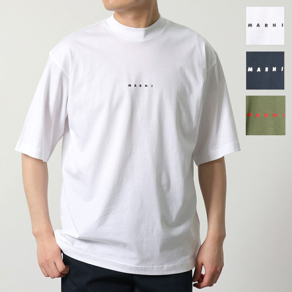 楽天市場】MARNI マルニ Tシャツ【1枚単品】HUMU0223X3 UTCZ68