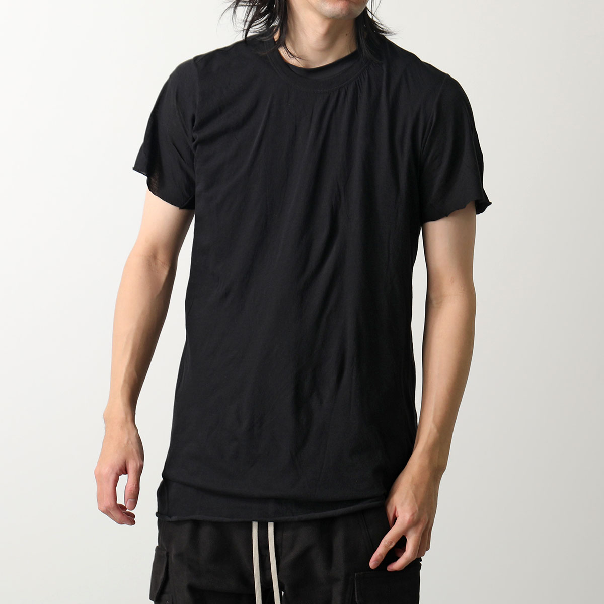 楽天市場】Rick Owens リックオウエンス Tシャツ BASIC SS RU02A5251 JA メンズ メンズ カットソー センターシーム  09 BLACK【po_sannn】 : インポートセレクトmusee