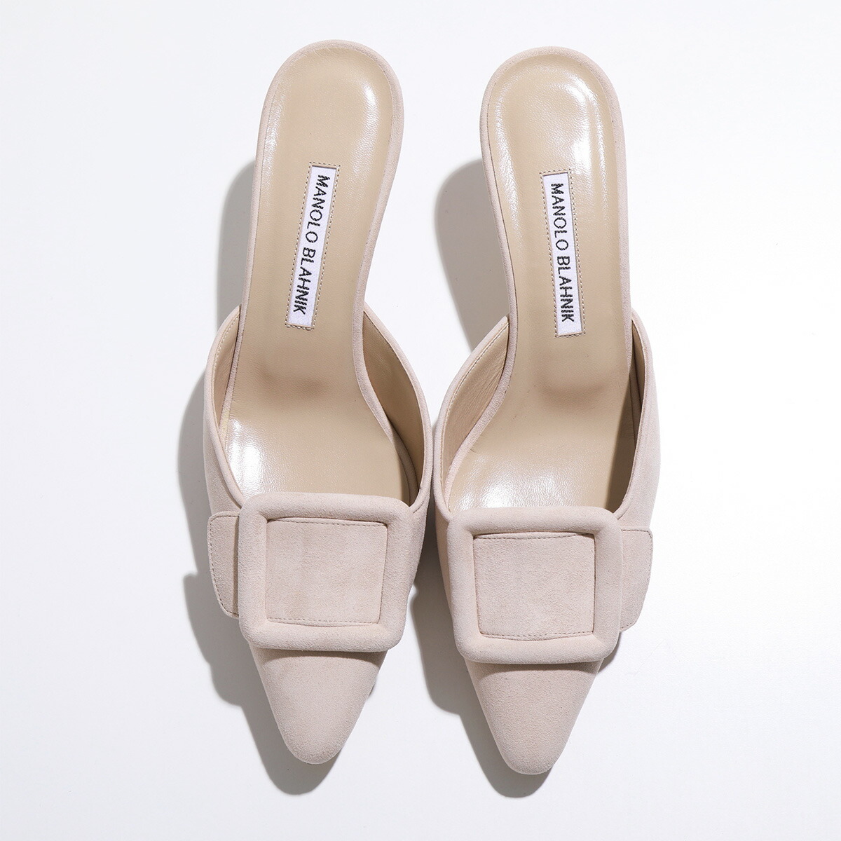 MANOLO BLAHNIK マノロブラニク ミュール MAYSALE SUEDE DAIM