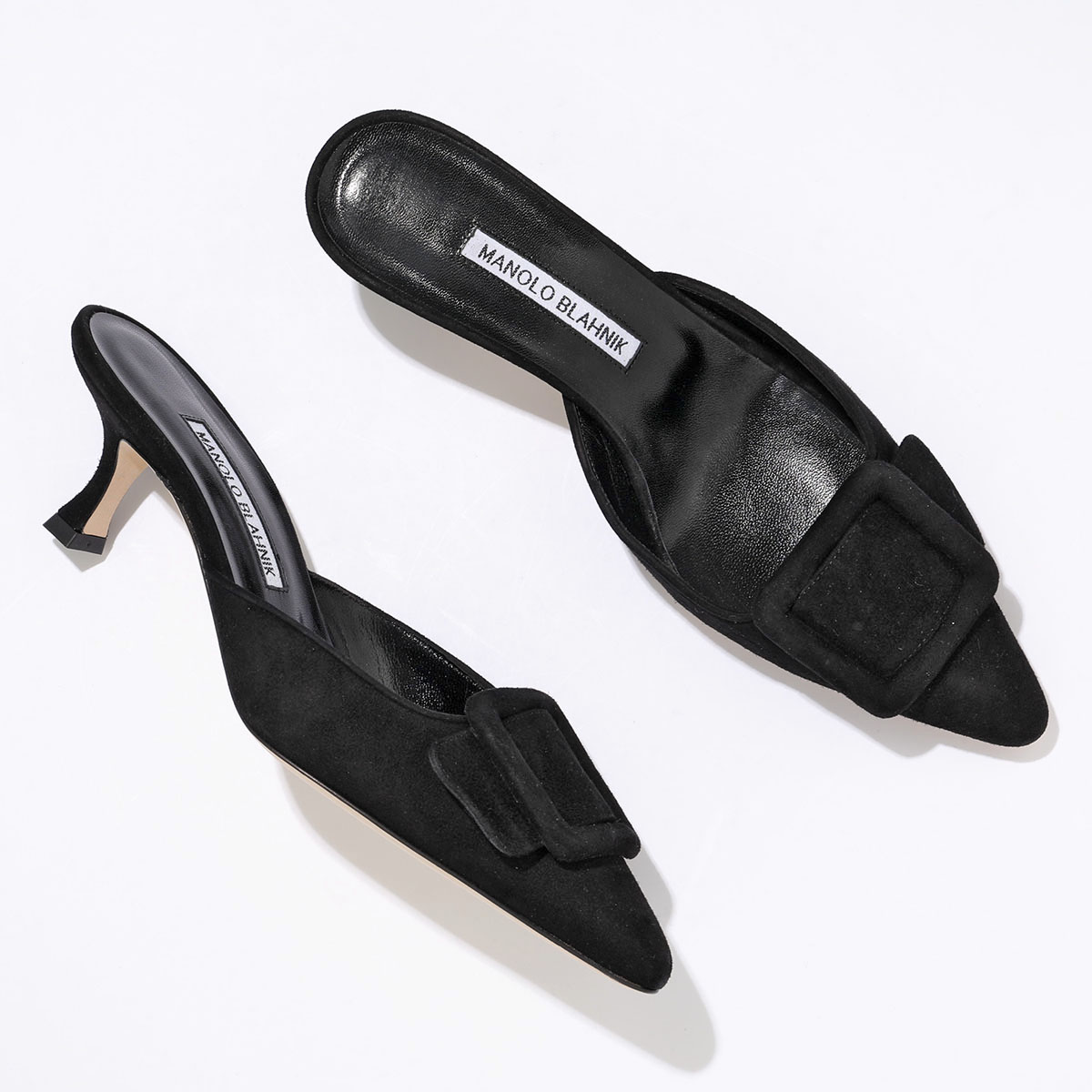 MANOLO BLAHNIK マノロブラニク ミュール MAYSALE SUEDE DAIM 050 