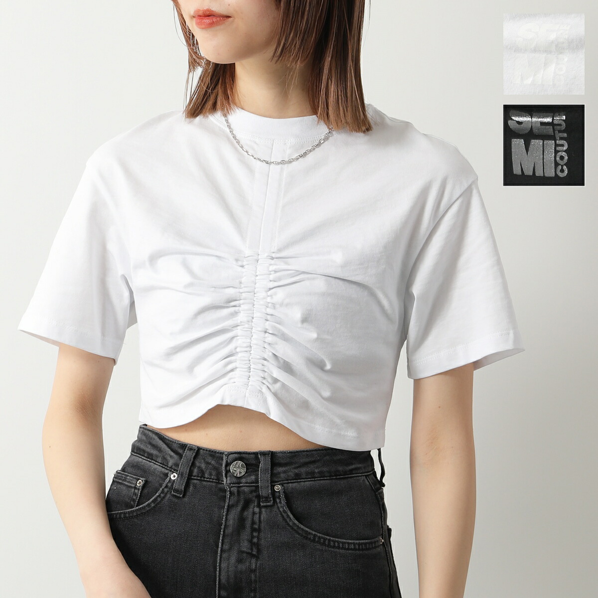 新品☆定価10万円程☆フェラガモFerragamo　半袖カットソー☆Ｍ FERRAGAMO フェラガモ Tシャツ 11 C466 H レディース 半袖