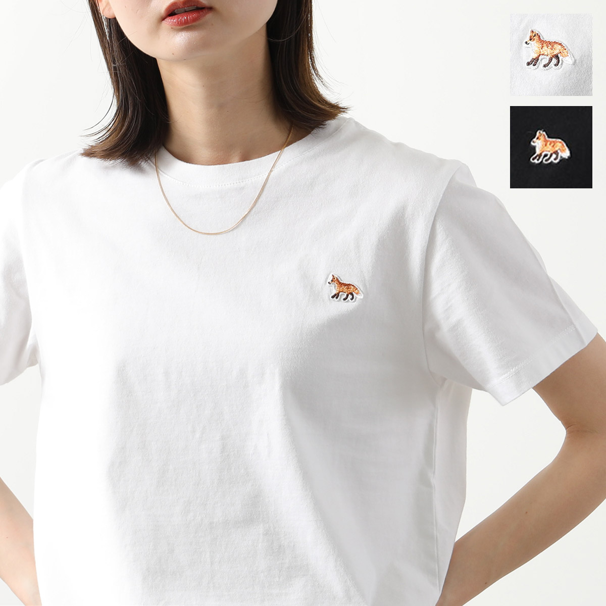 楽天市場】メゾンキツネ MAISON KITSUNE クルーネックTシャツ
