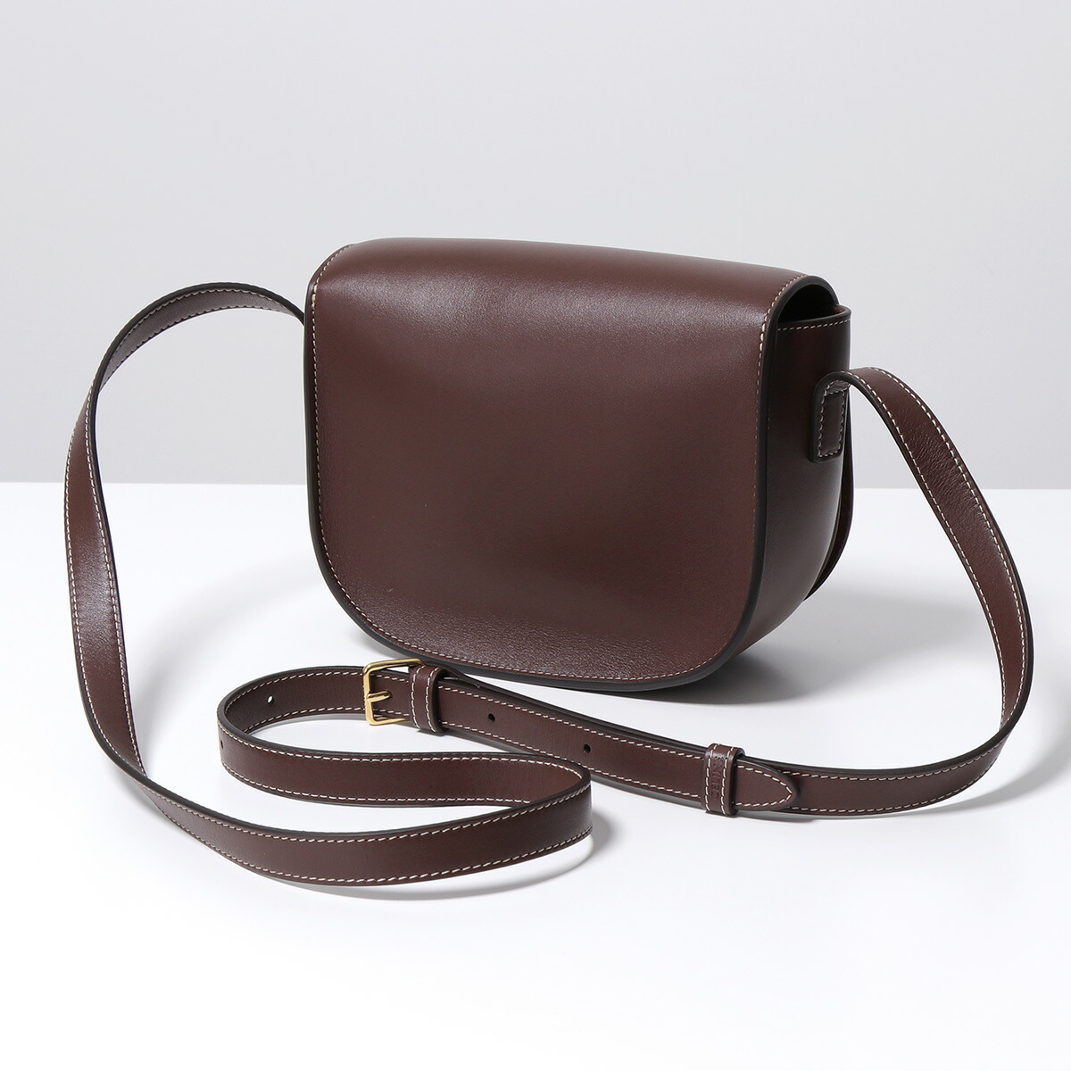 ショルダーバッグ・ポシェット Celine Folco Shoulder 追跡付き発送【CELINE】FOLCO カーフレザーショルダーバッグ