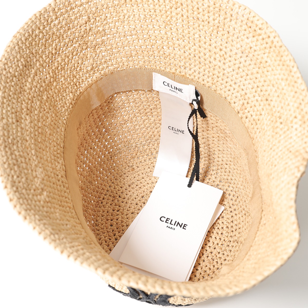 CELINE セリーヌ バケットハット 2AUP7517Q.02NC レディース ラフィア 