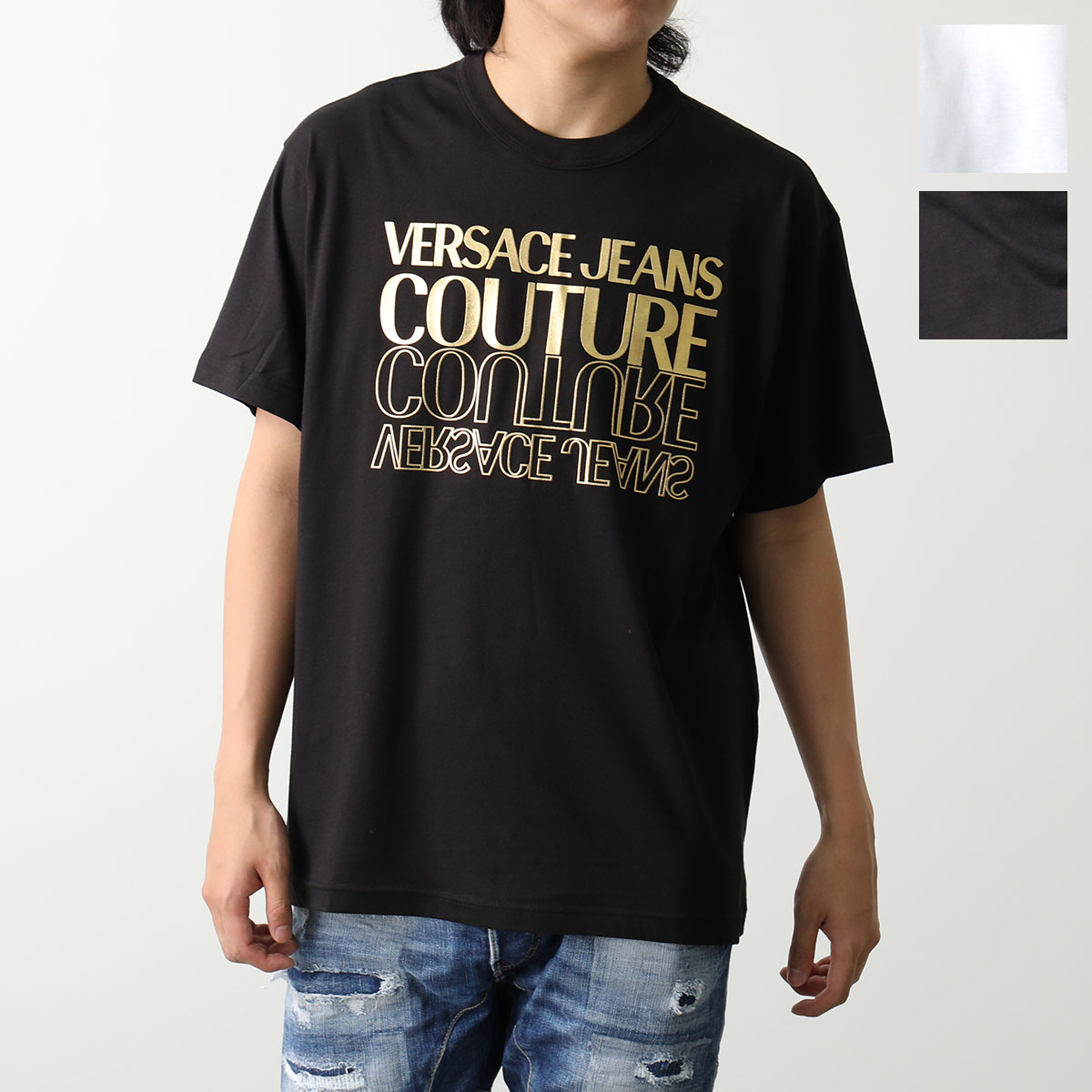 y2k ヴェルサーチ ジーンズ クチュール ラインストーン ロゴ ストレッチ T 楽天市場】ヴェルサーチジーンズクチュール VERSACE JEANS