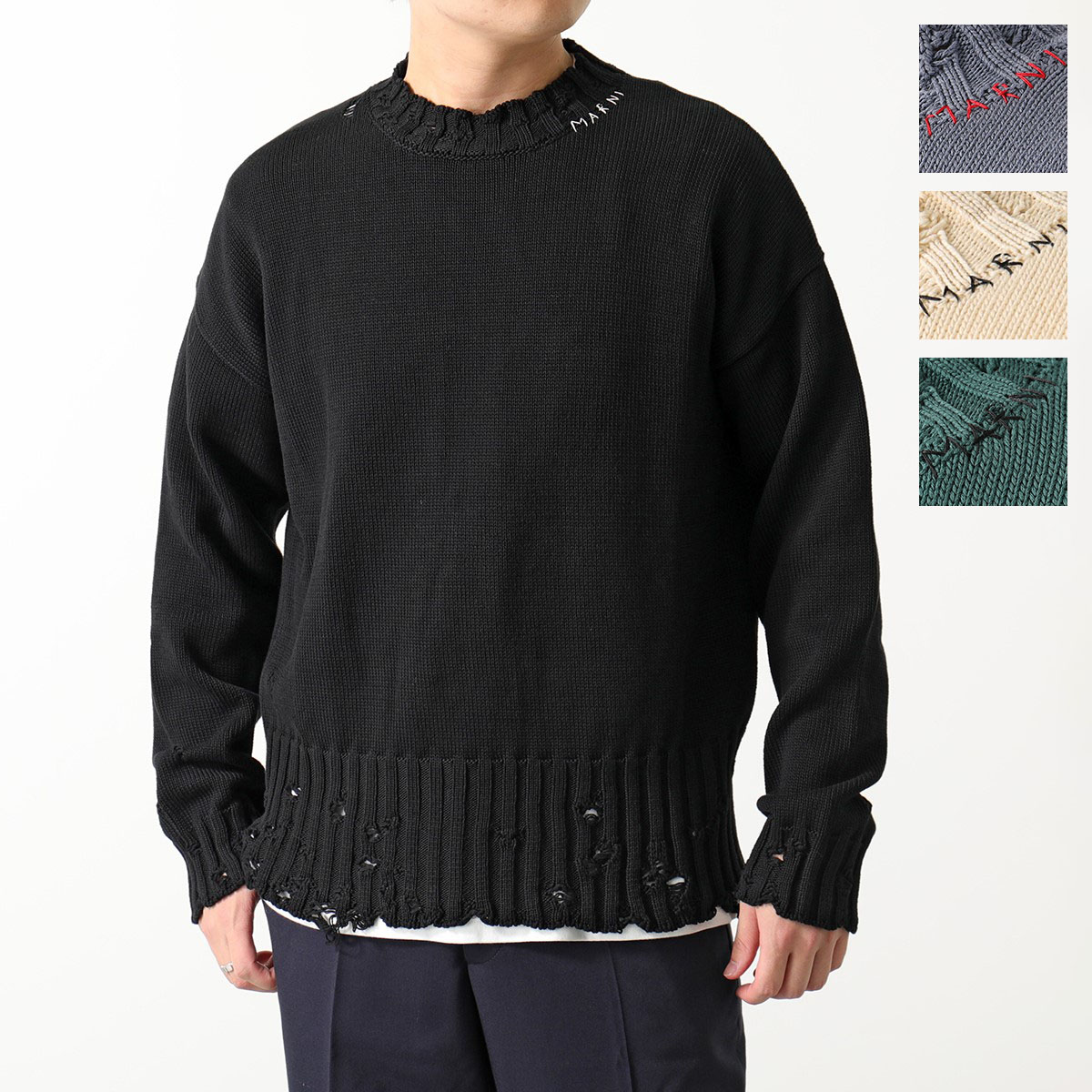 Marine serreマリーンセル クレセントムーン 長袖 セカンドスキン MARINE SERRE Marine Serre マリーン セル ロンT カットソー