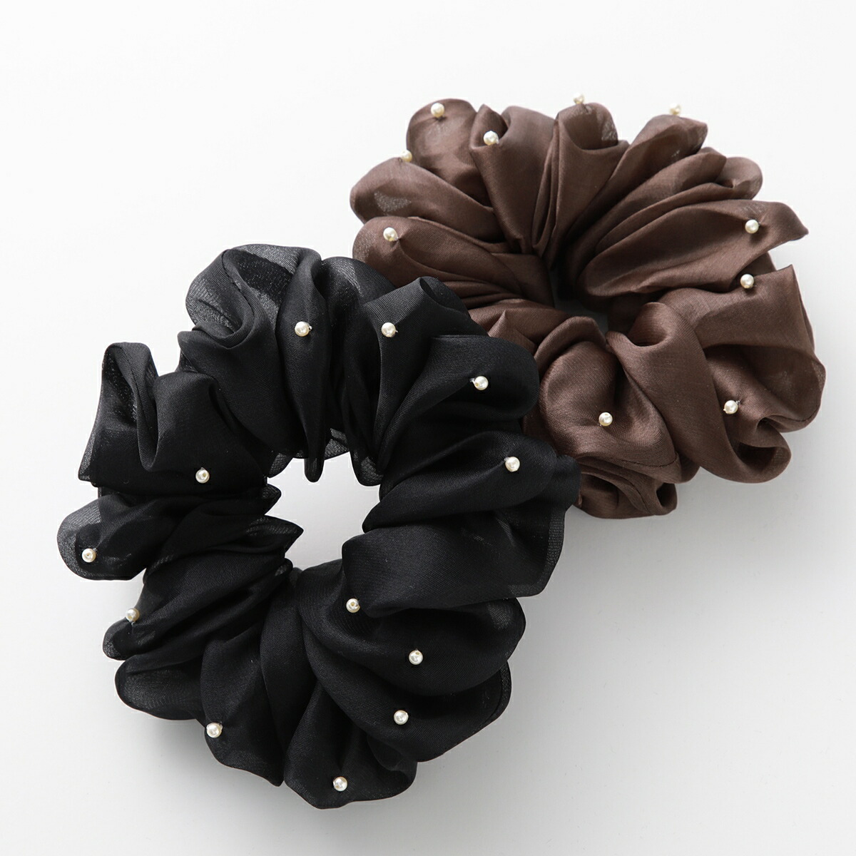 【楽天市場】ALEXANDRE DE PARIS アレクサンドル ドゥ パリ シュシュ TCHB6TA23 レディース シルク パール