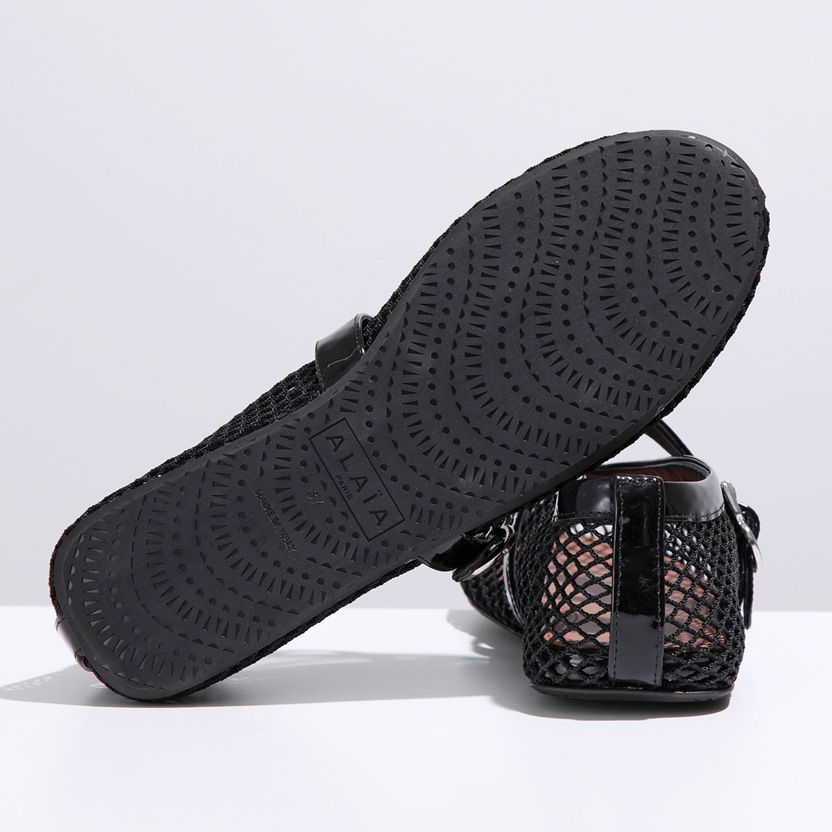 ALAIA アライア バレエシューズ BALLERINA STRAP AA3A029TK007 