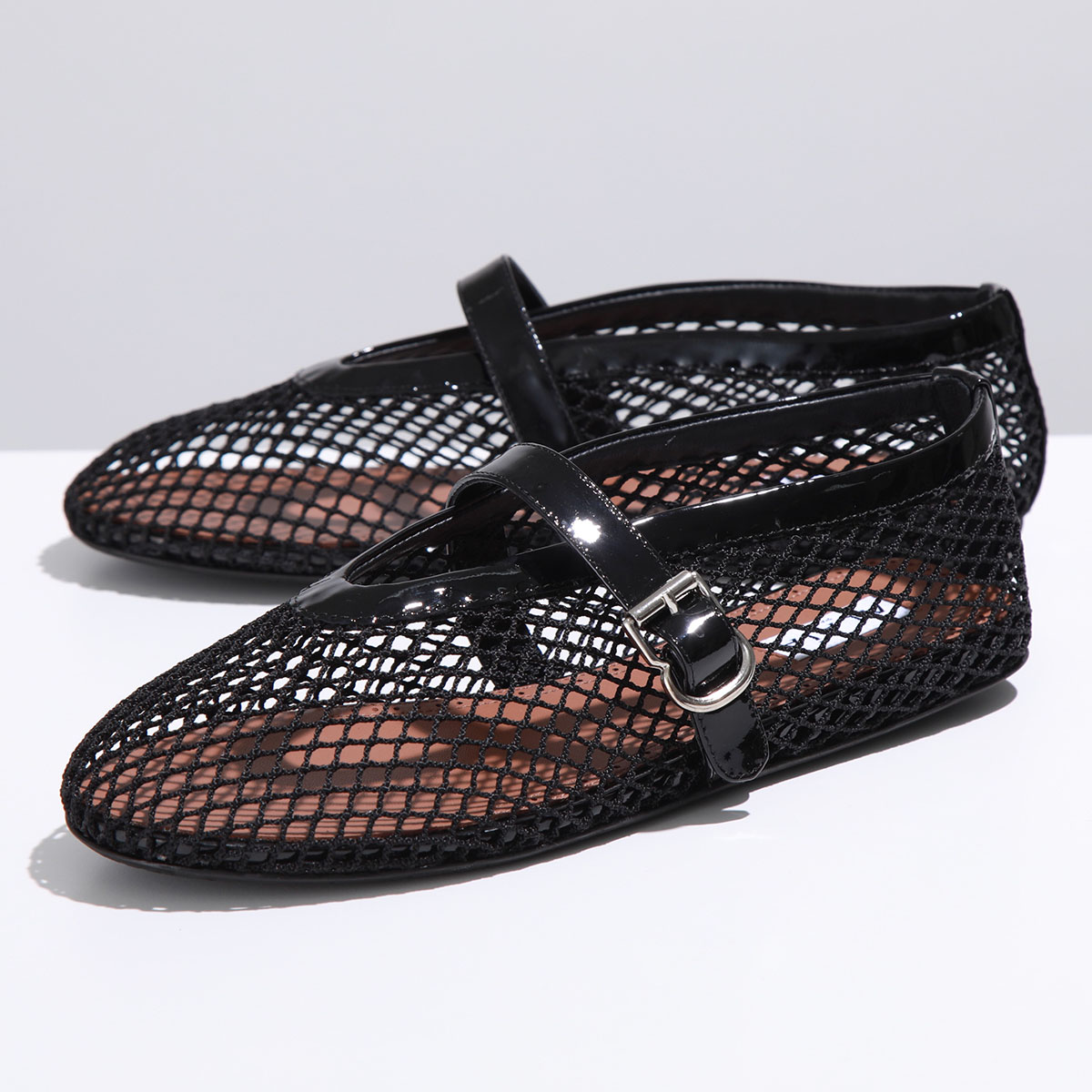 ALAIA アライア バレエシューズ BALLERINA STRAP AA3A029TK007 