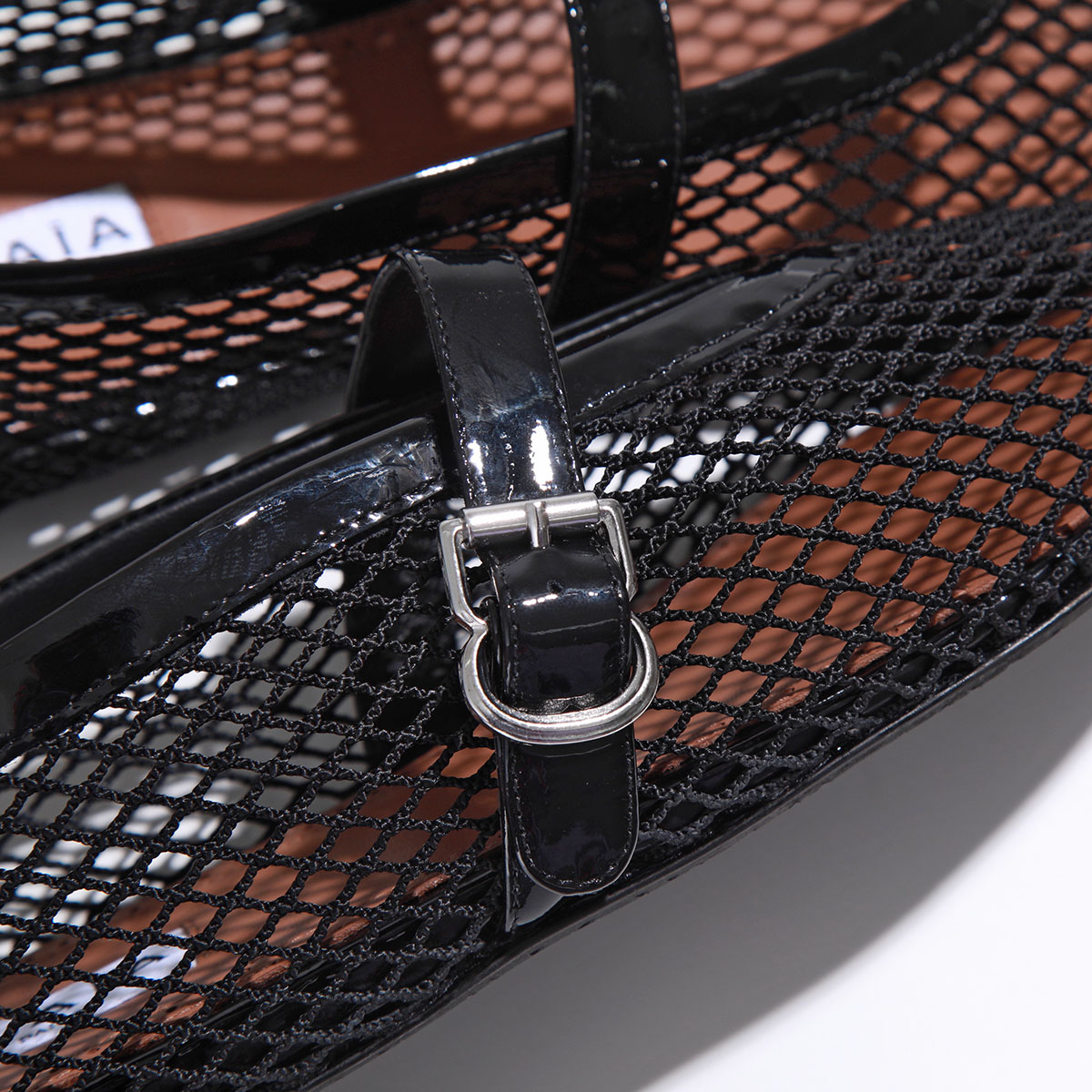 ALAIA アライア バレエシューズ BALLERINA STRAP AA3A029TK007 