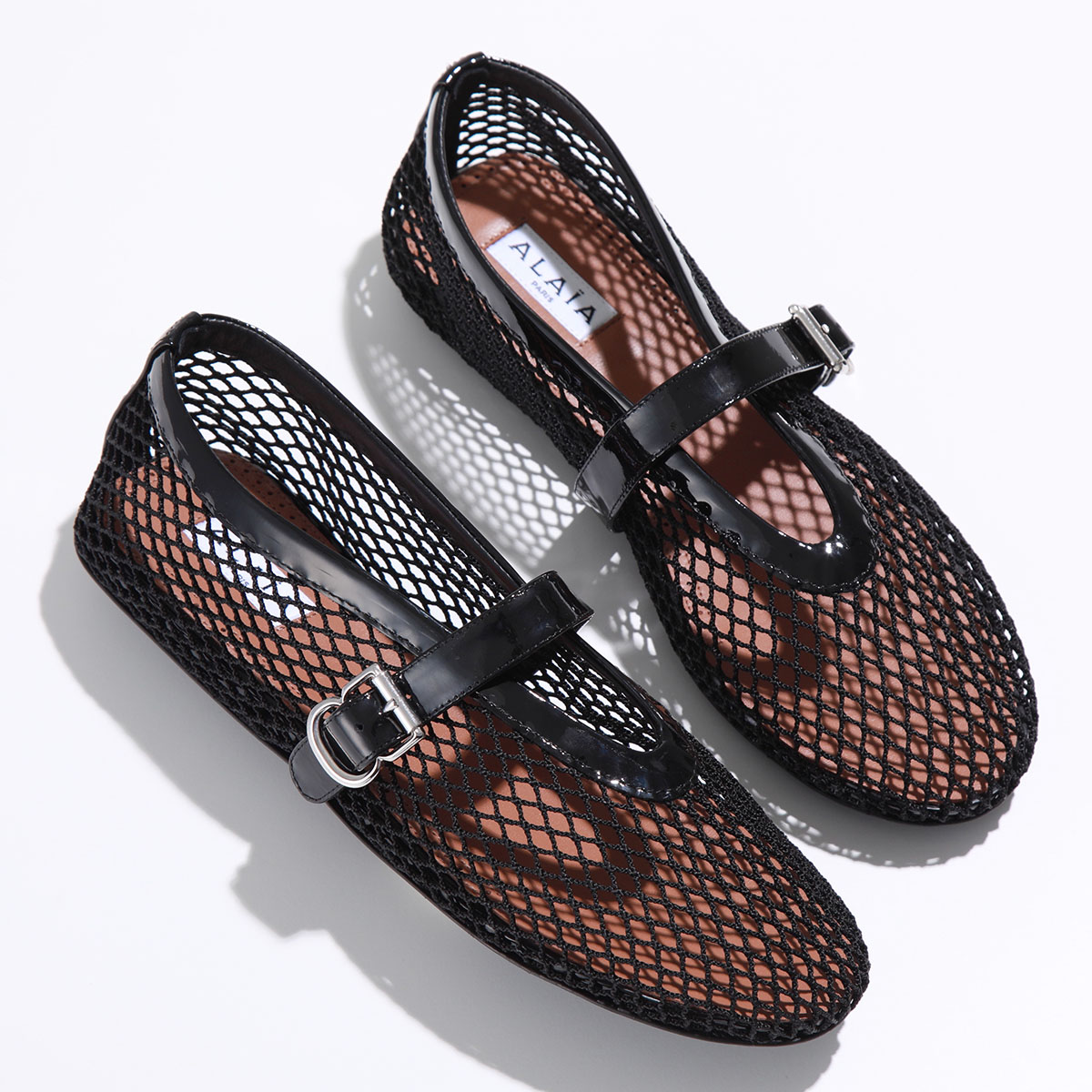 10％OFFクーポン対象・6/11-1時59分迄】ALAIA アライア バレエシューズ 