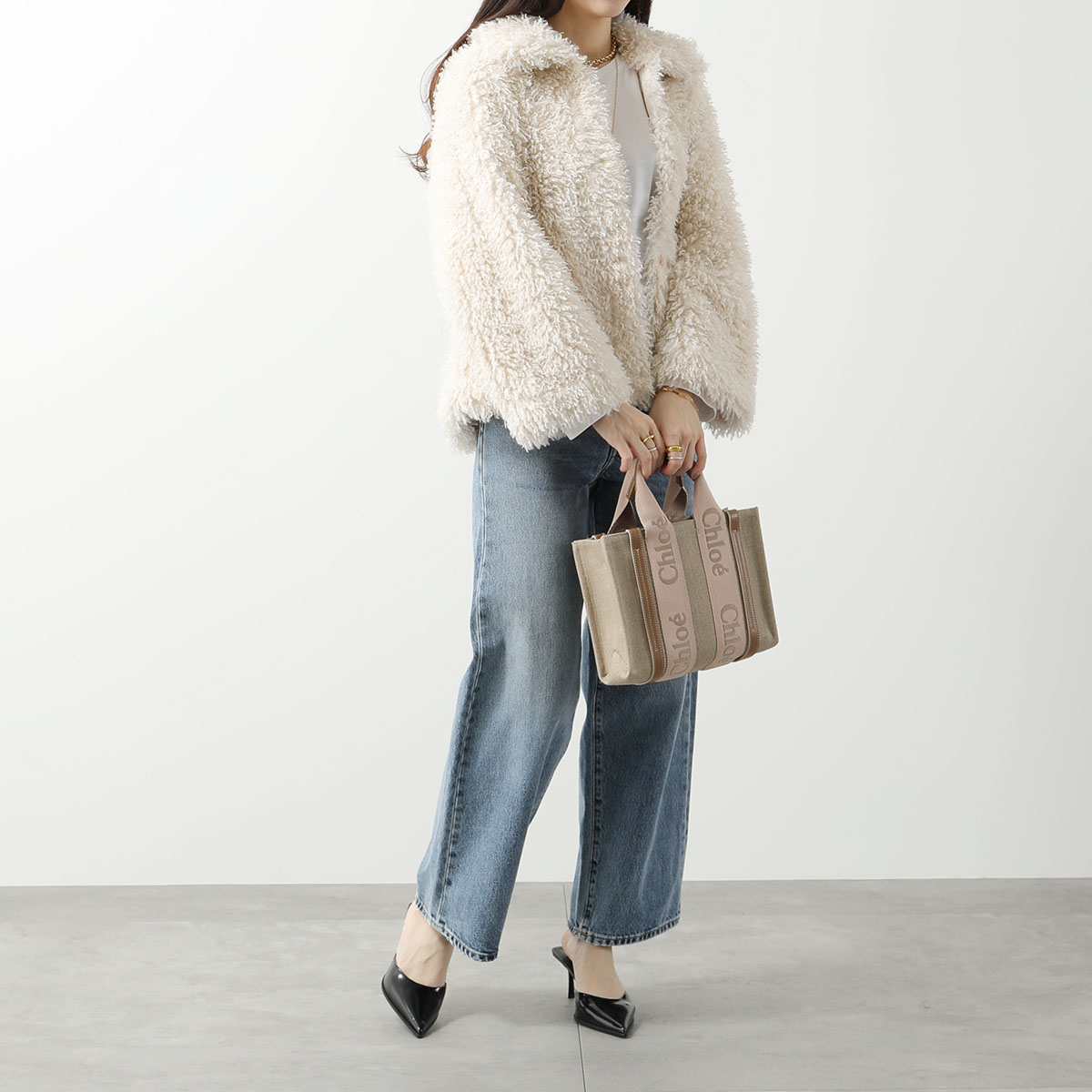 Chloe クロエ トートバッグ WOODY SMALL ウッディ スモール