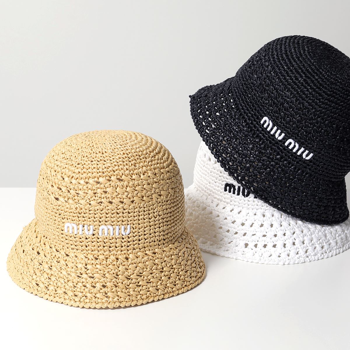MIUMIU バケットハット イエロー S 楽天市場】ミュウミュウ バケットハット 帽子 イエロー 5HC196