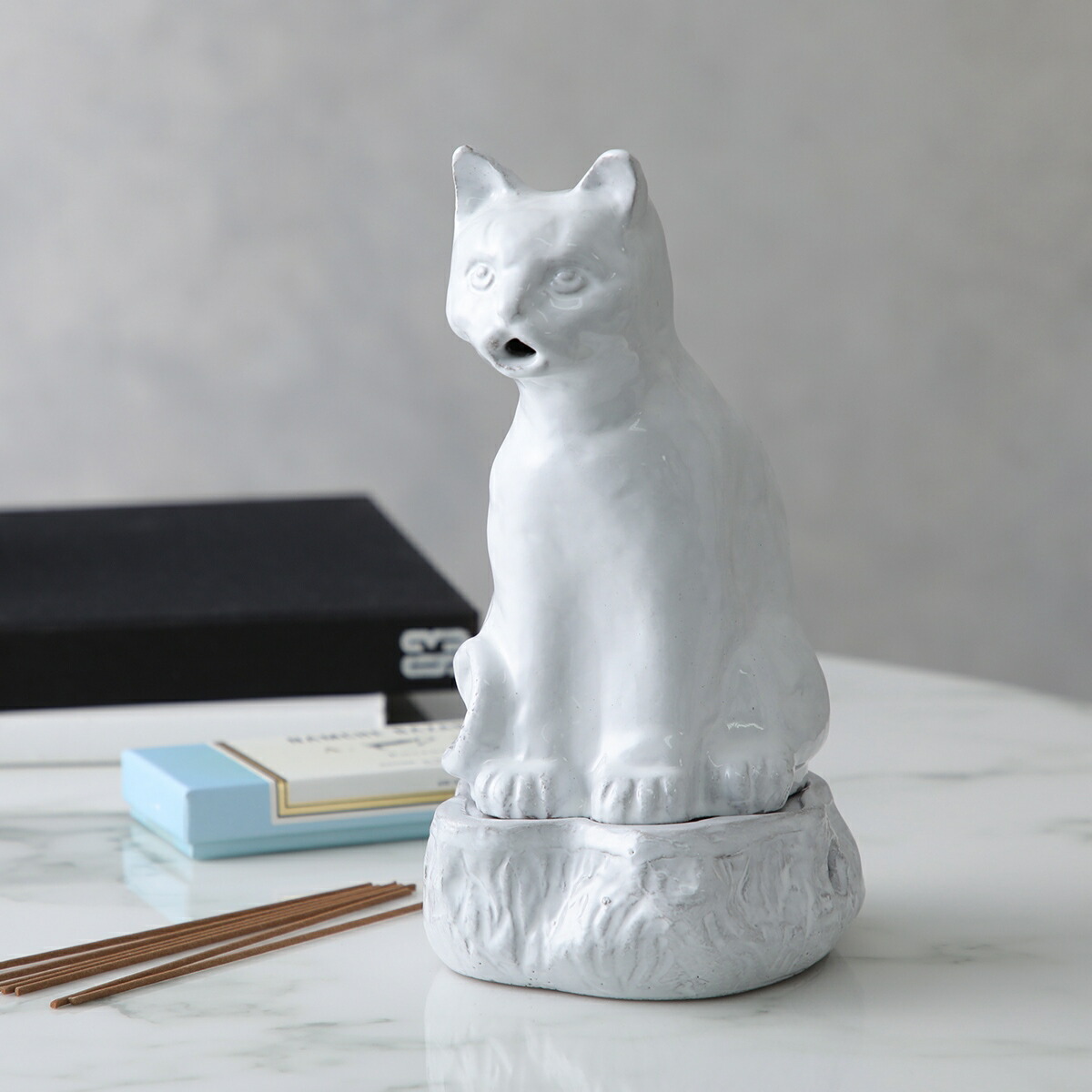 楽天市場】Astier de Villatte アスティエ・ド・ヴィラット インセンスホルダー MINOU CAT HOLDER ENCMNO1 陶器  猫 お香立て 【返品交換不可】【po_fivee】 : インポートセレクトmusee