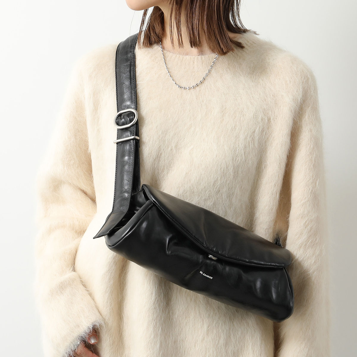 JIL SANDER ジルサンダー ショルダーバッグ CANNOLO GRANDE PADDED 
