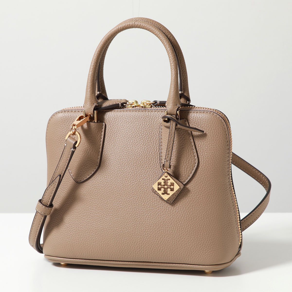 楽天市場】TORY BURCH トリーバーチ ハンドバッグ MINI PEBBLED