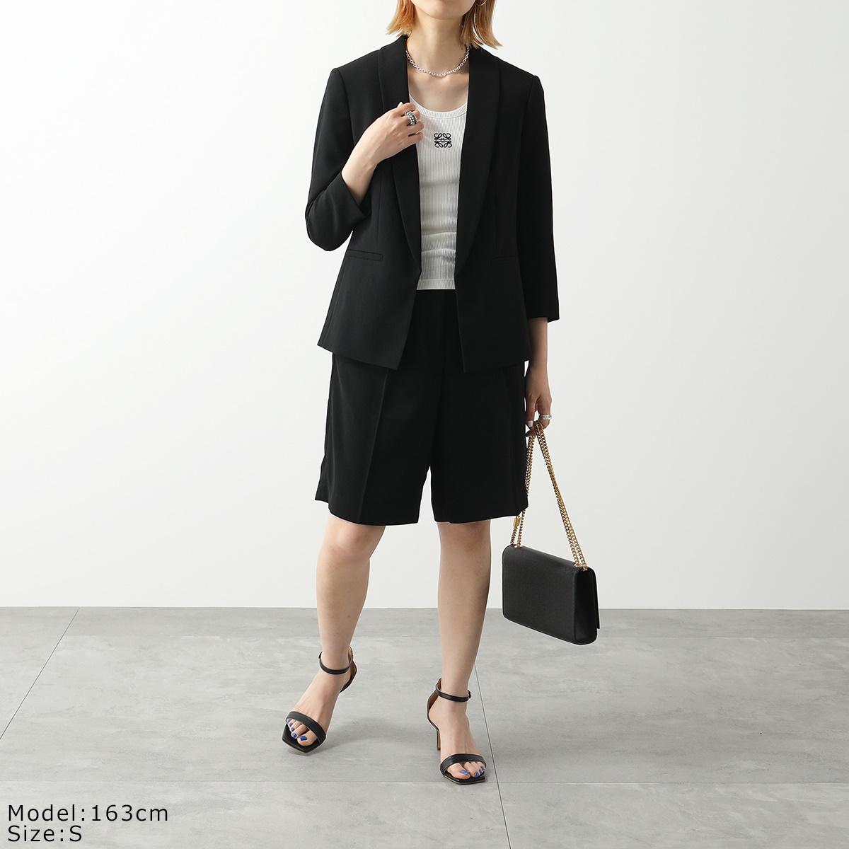 【LOEWE】アナグラム ノースリーブ ドレス★ブラウン★S LOEWE】アナグラム ノースリーブ ドレス☆ブラウン☆S (LOEWE