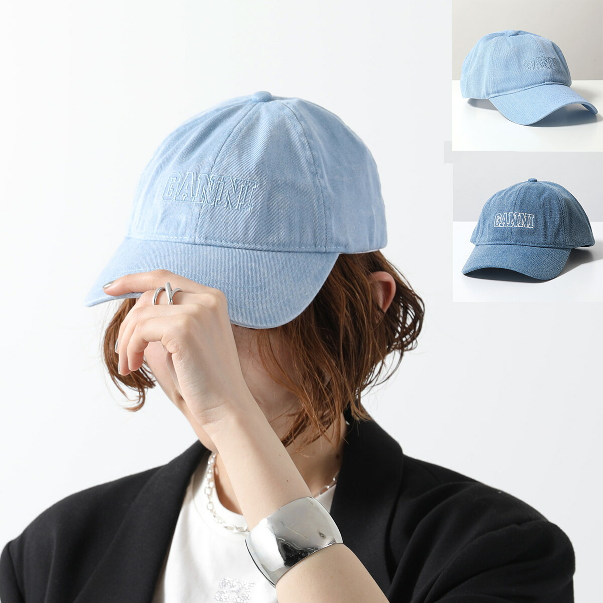 楽天市場】GANNI ガニー ベレー帽 Structured Rib Beret A4430