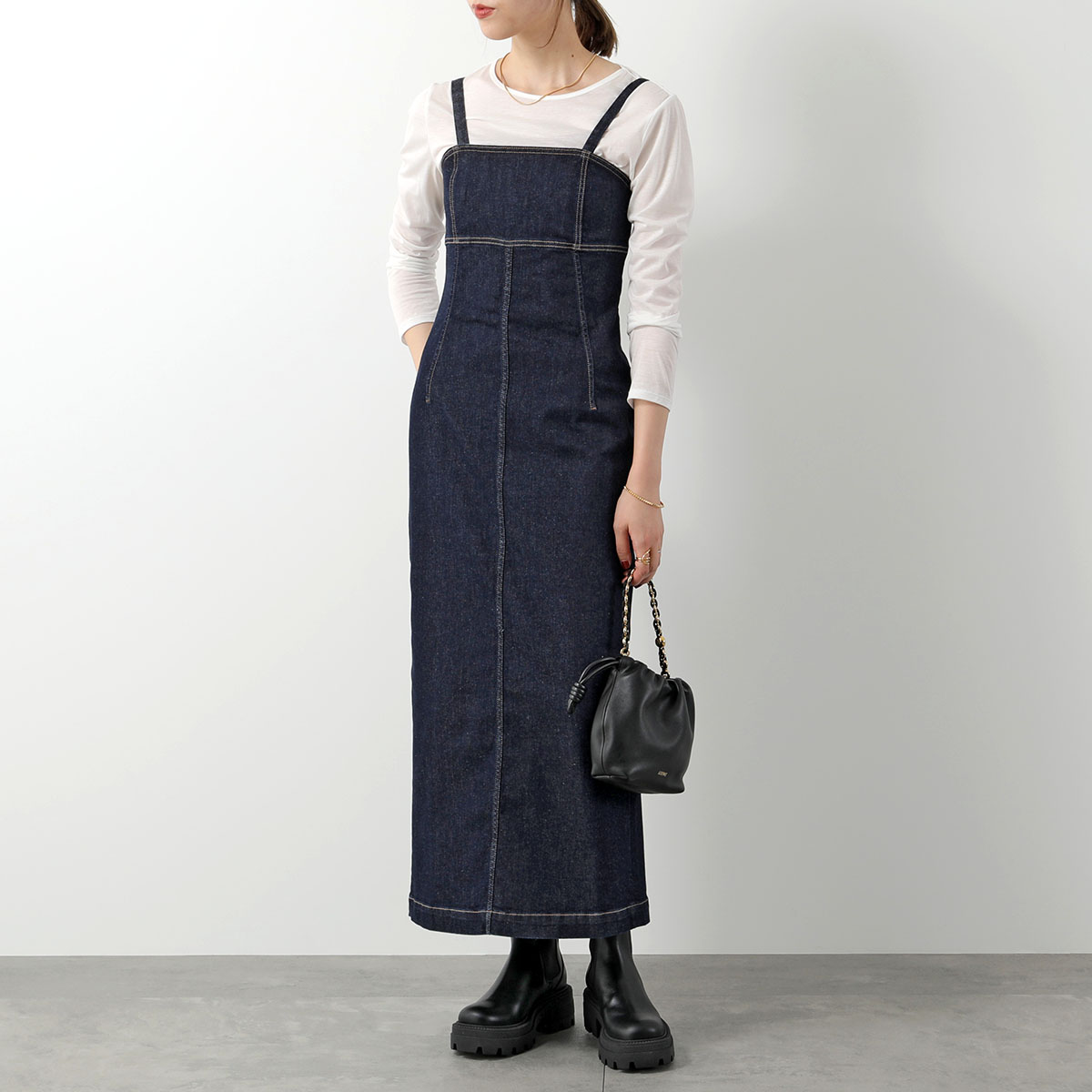楽天市場】GANNI ガニー ワンピース F8974 6757 レディース