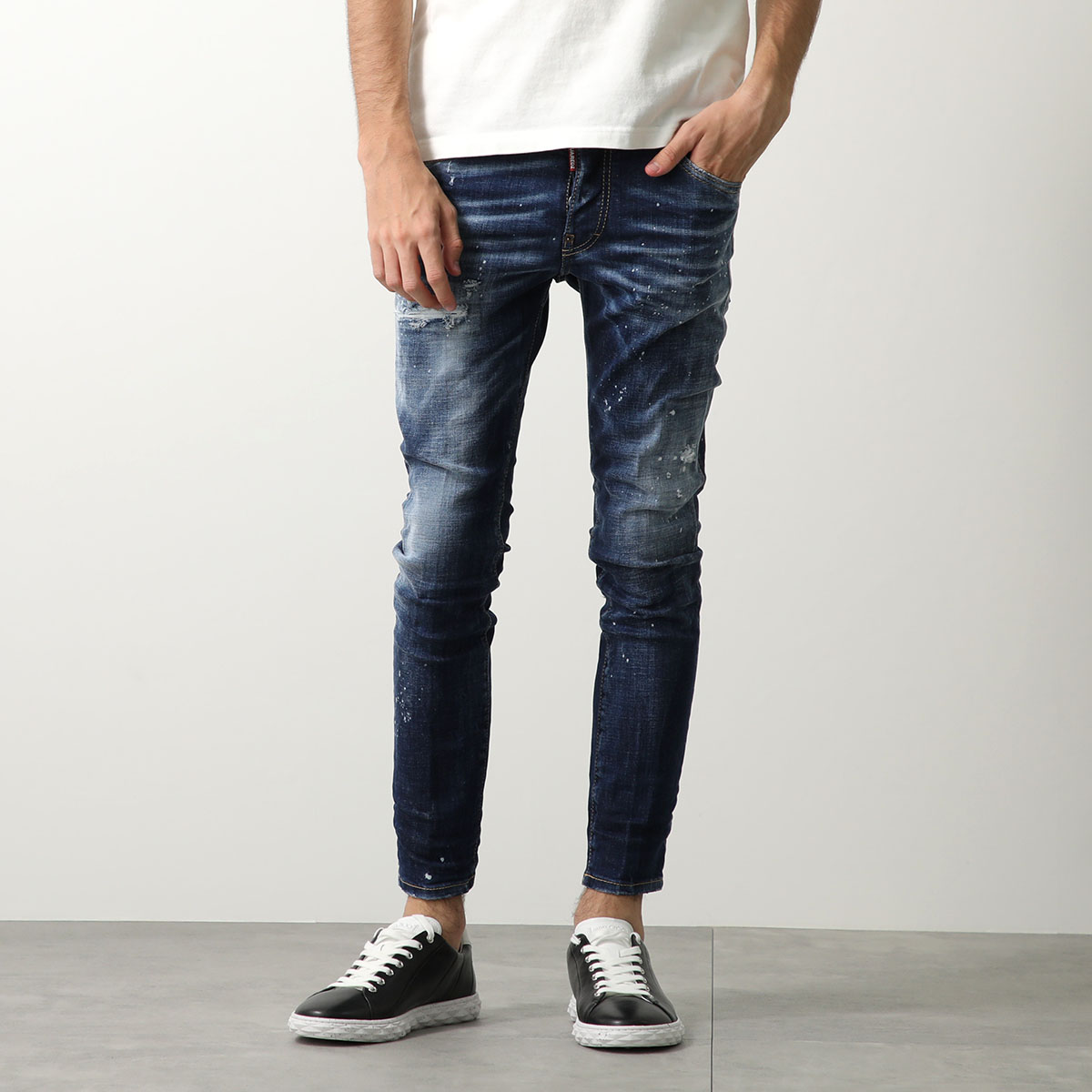 楽天市場】DSQUARED2 ディースクエアード ジーンズ SKATER JEAN