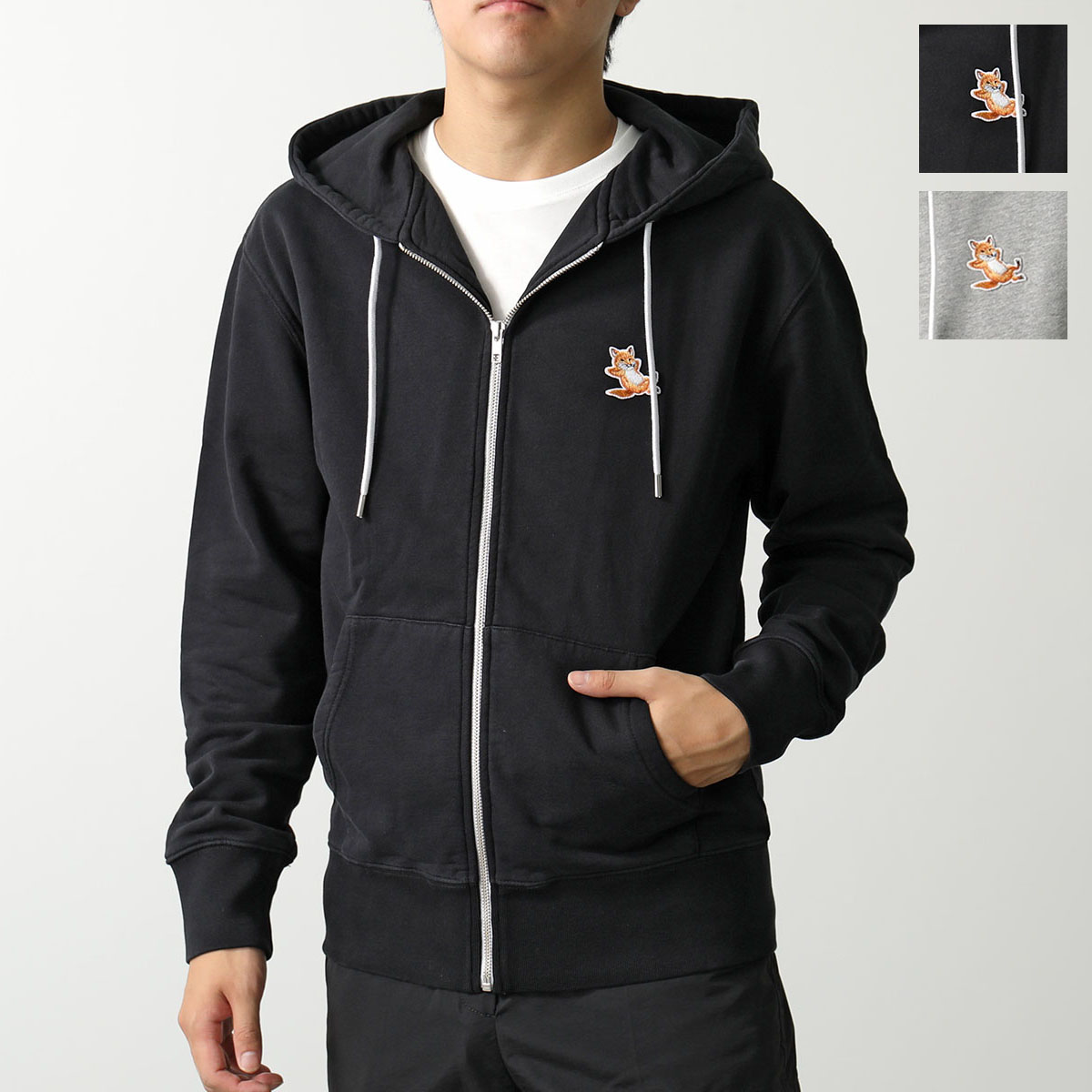 楽天市場】MAISON KITSUNE×Barbour メゾンキツネ バブアー パーカー