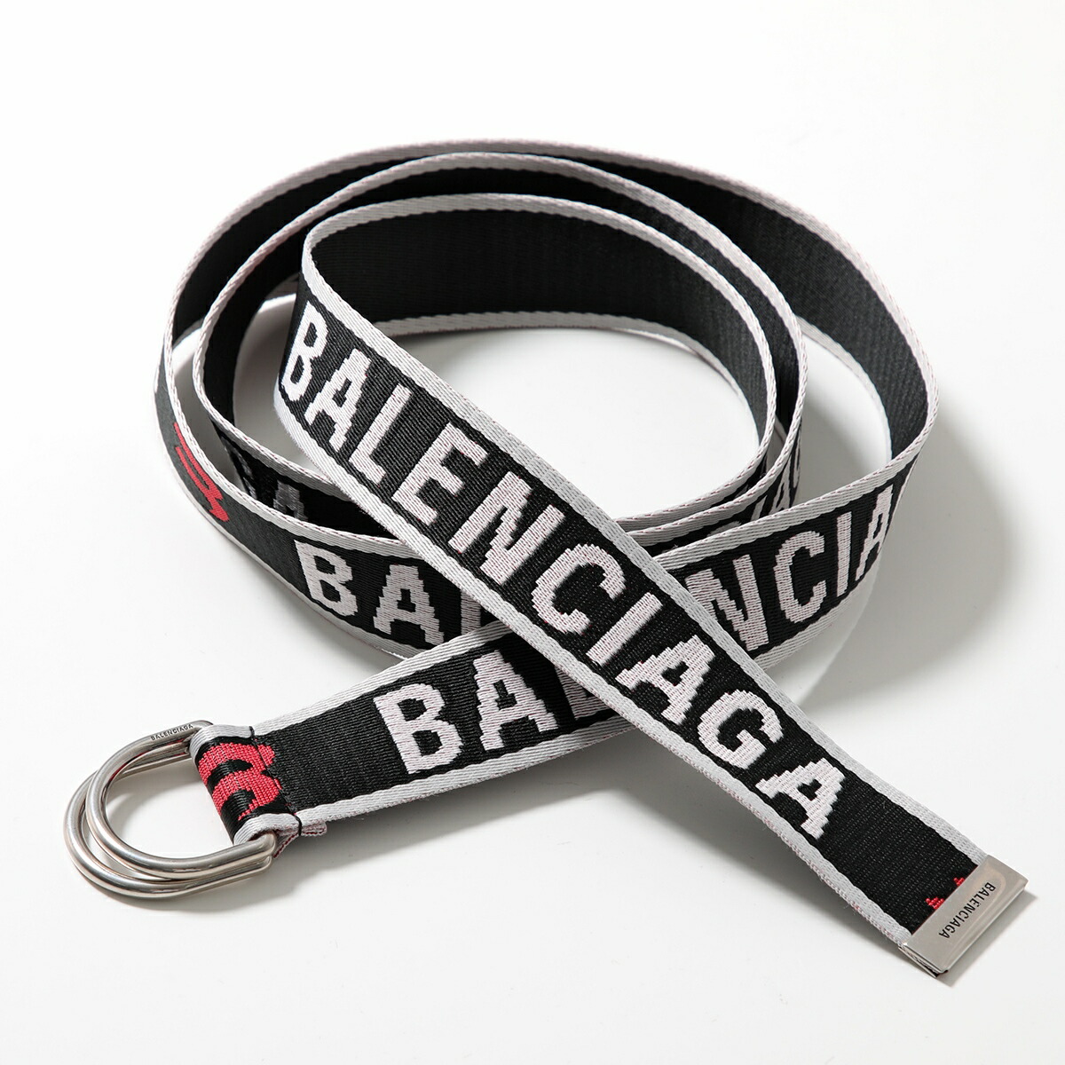 バレンシアガ　ループ　リング　ベルト　ロゴ BALENCIAGA - バレンシアガ D RING ロゴDリングベルト メンズの