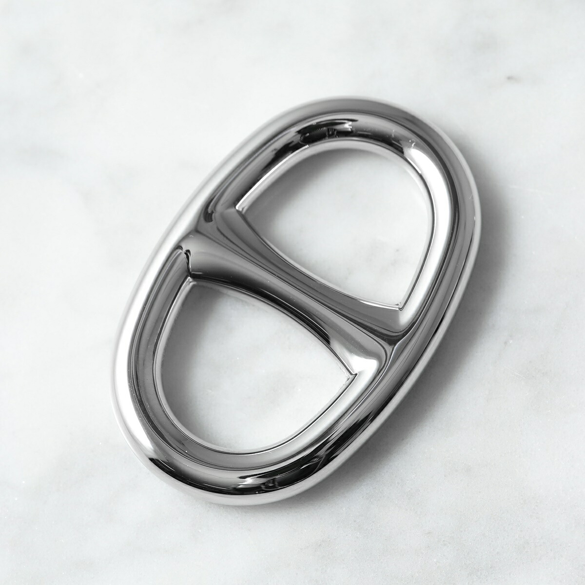 ❤お得なお品❤スカーフリング シェーヌダンクル レッドｘSV金具 エルメス HERMES エルメス スカーフリング シェーヌダンクル Chaine