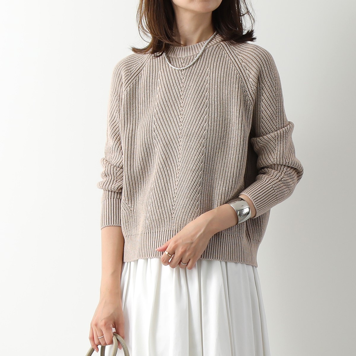 DEMYLEE デミリー カーディガン KODA CARDIGAN コーダ WSS24115 レディース ニット 長袖 クルーネック ショート丈 SOFT-WHITE DEMYLEE デミリー カーディガン KODA CARDIGAN コーダ WSS24115