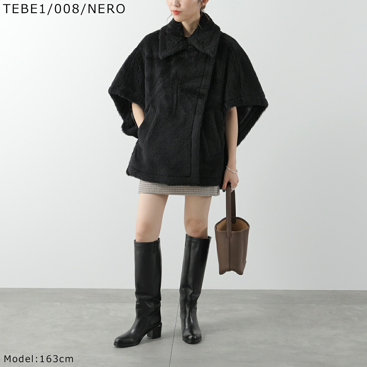 マックスマーラ Max Mara MAX MARA ケープ TEBE テディベア