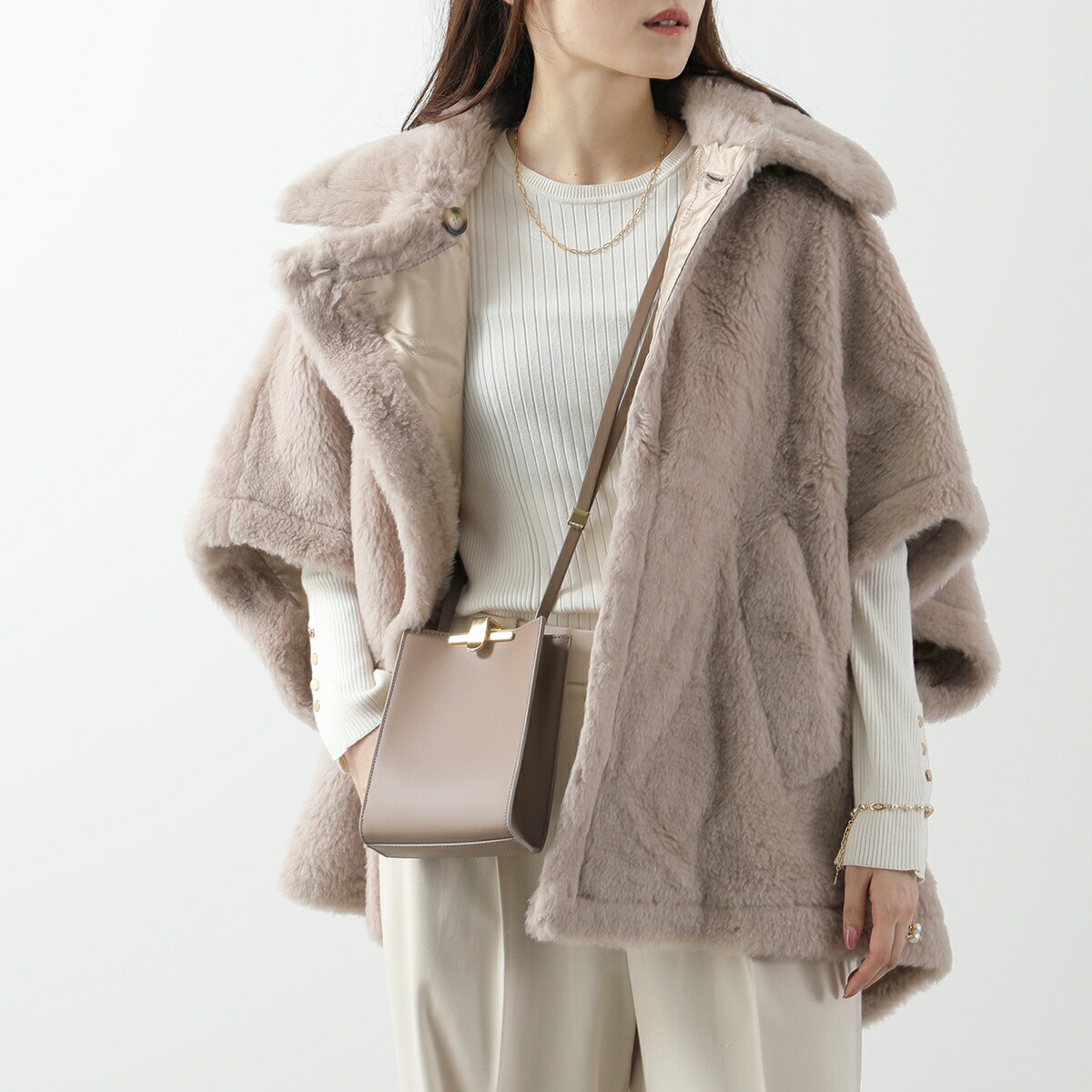 MAX MARA マックスマーラ ケープ TEBE TEBE1 テベ レディース 